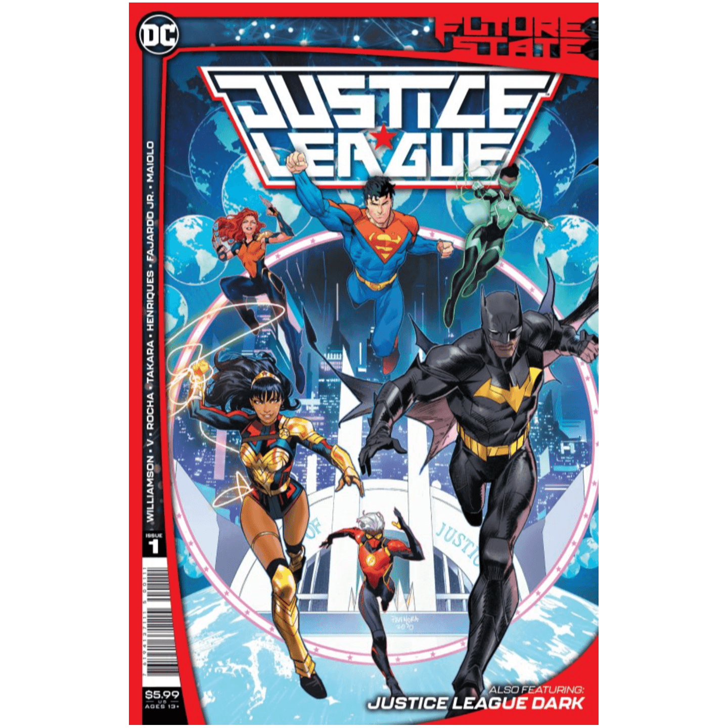 FUTURE STATE JUSTICE LEAGUE #1 (OF 2) CVR A DAN MORA