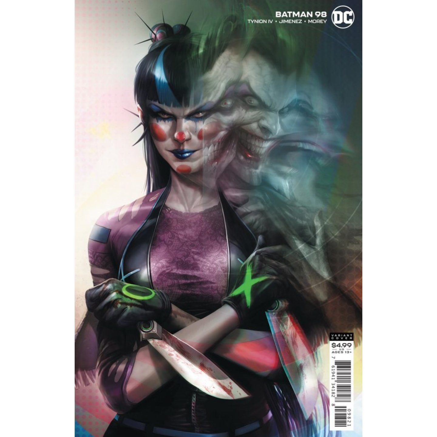 BATMAN #98 CVR B FRANCESCO MATTINA CARD STOCK VAR (JOKER WAR)