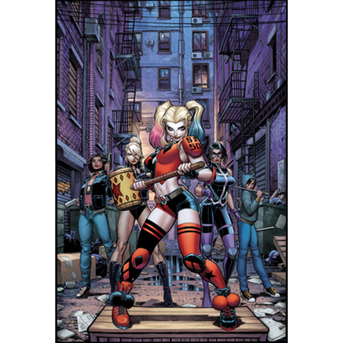 HARLEY QUINN & THE BIRDS OF PREY 2 OF 4 ARTHUR ADAMS VAR