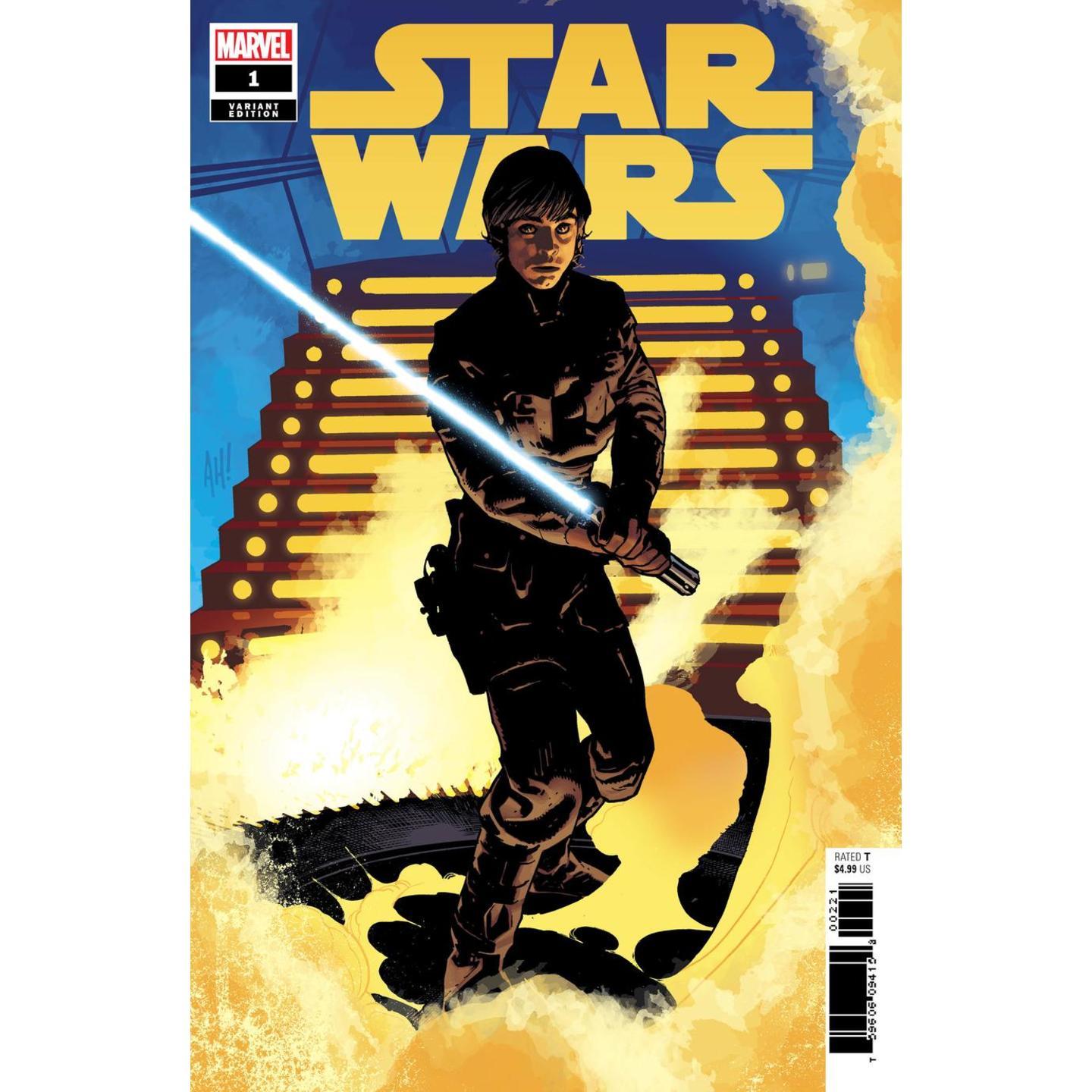 STAR WARS #1 - ADAM HUGHES LUKE SKYWALKER VARIANT