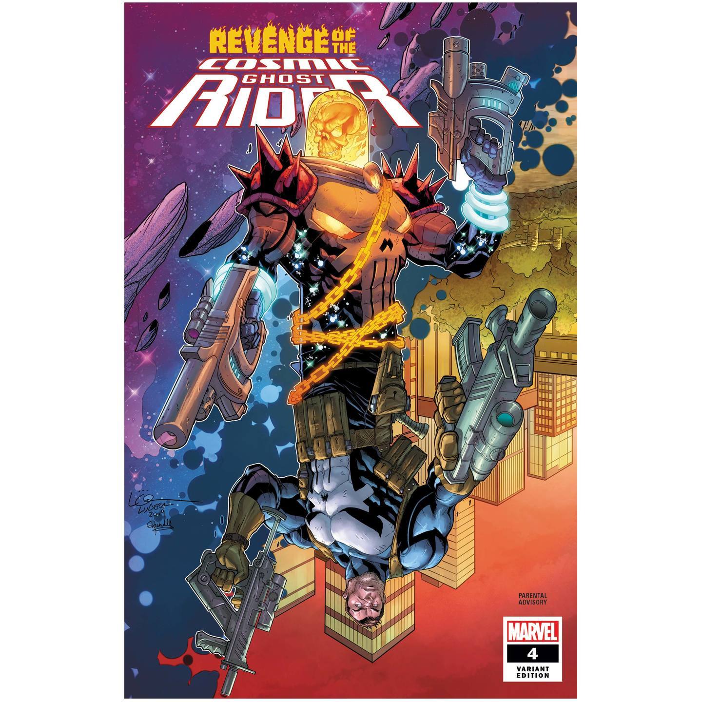 REVENGE OF COSMIC GHOST RIDER 4 OF 5 LUBERA VAR