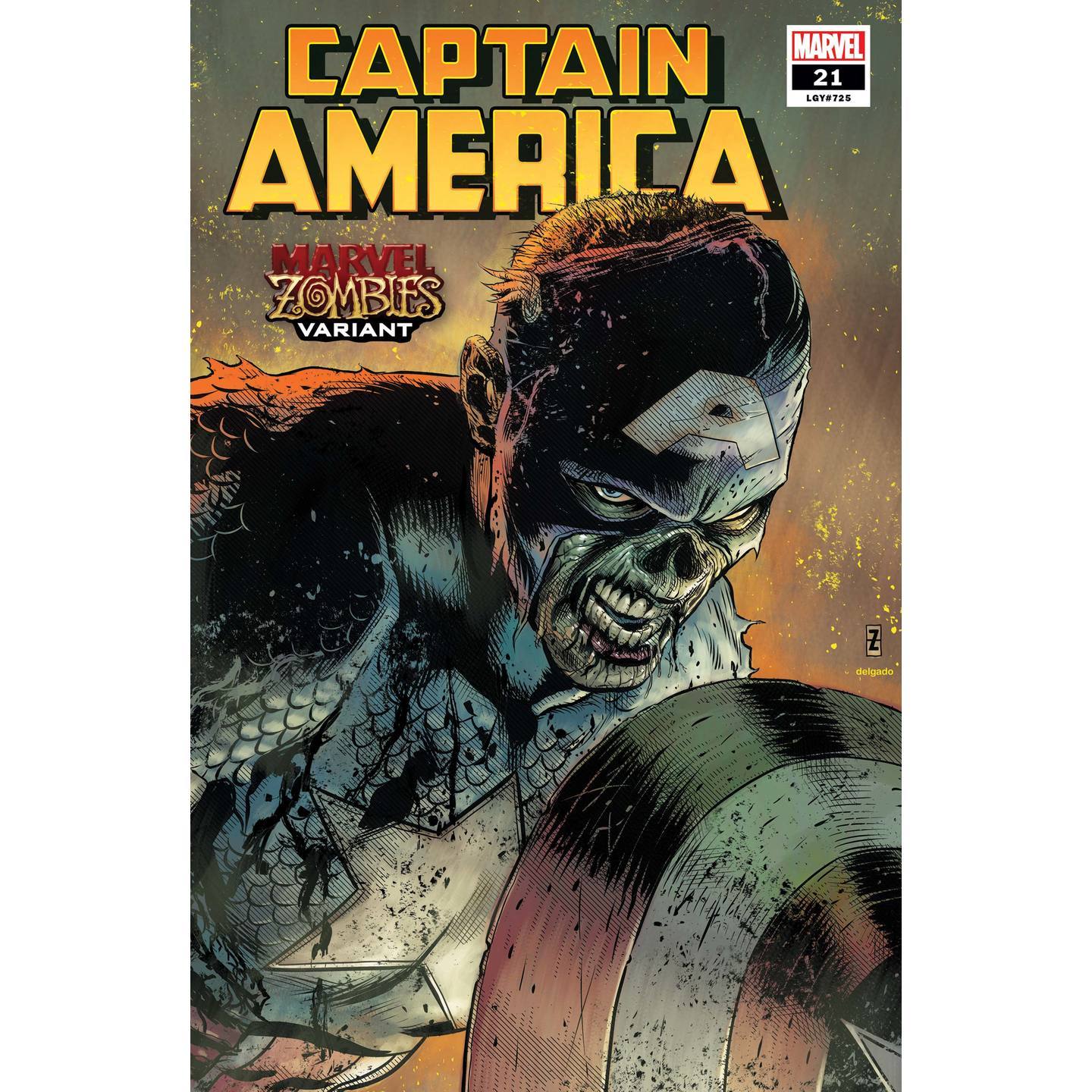 CAPTAIN AMERICA #21 ZIRCHER MARVEL ZOMBIES VAR