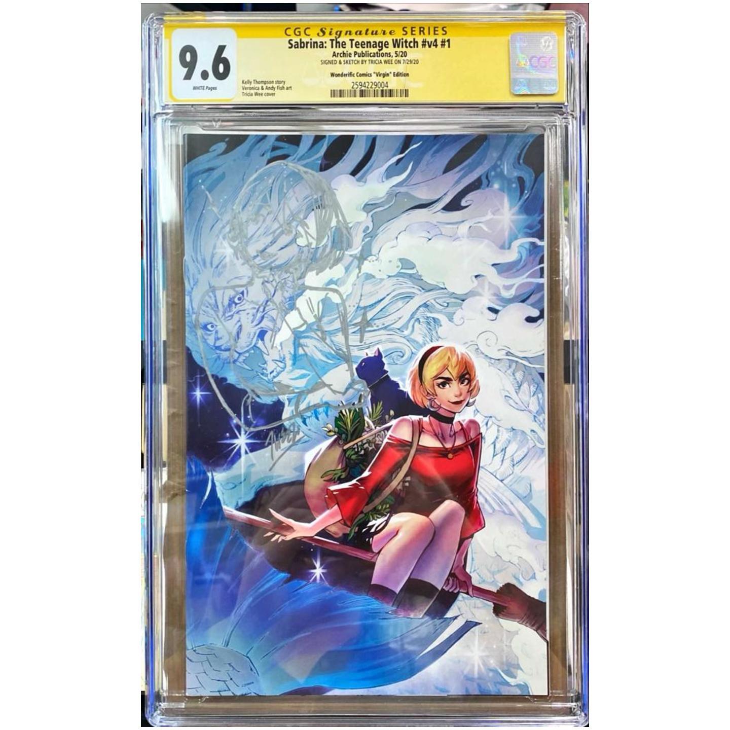 SABRINA THE TEENAGE WITCH : SOMETHING WICKED #1 NIGHT VARIANT CGC 9.6 YELLOW LABEL