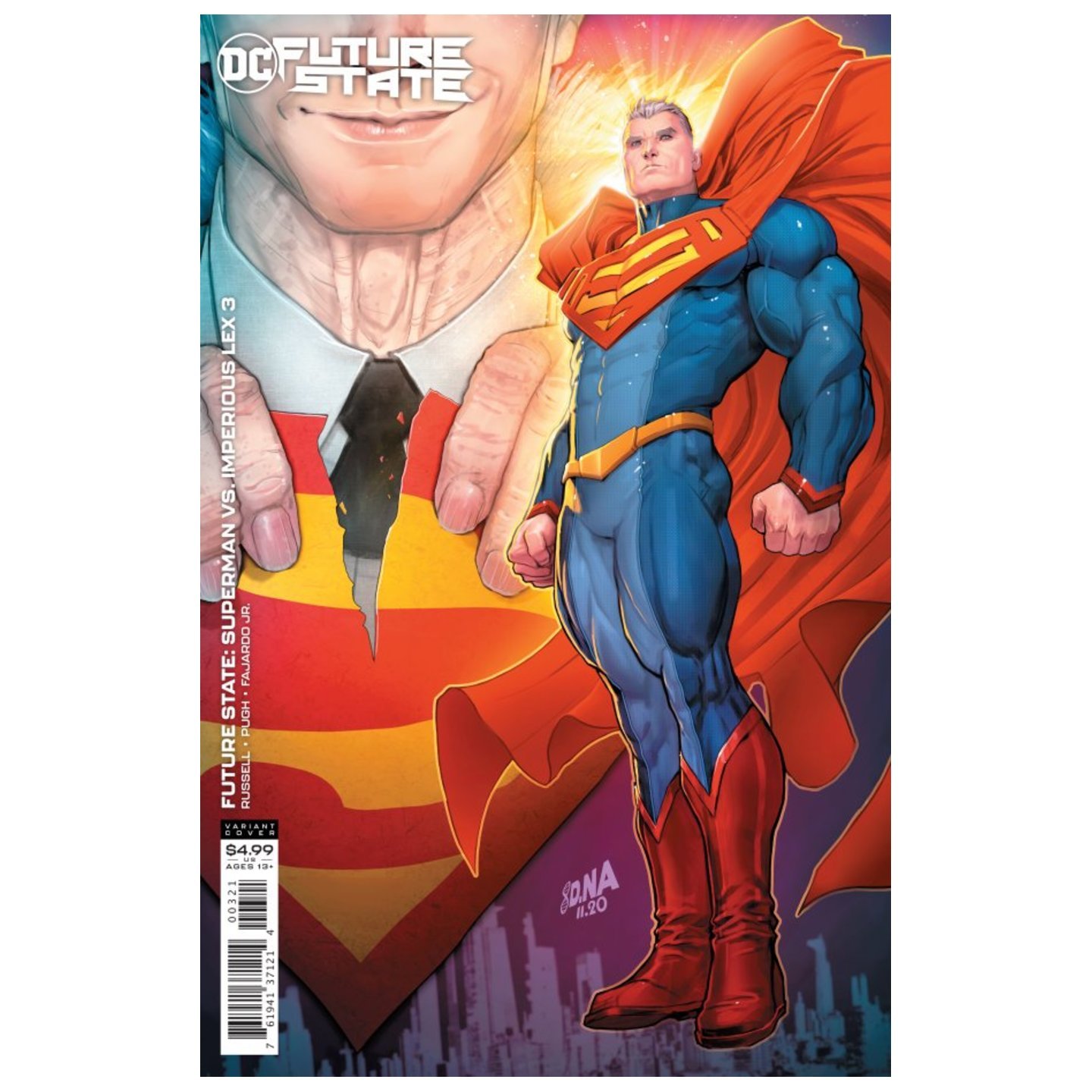 FUTURE STATE SUPERMAN VS IMPERIOUS LEX #3 (OF 3) CVR B DAVID NAKAYAMA CARD STOCK VAR