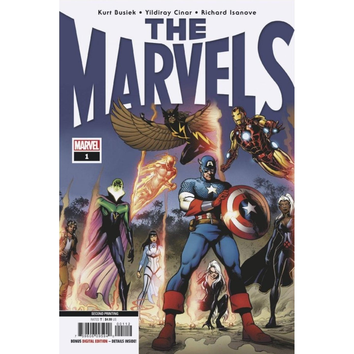 THE MARVELS #1 2ND PTG CINAR VAR