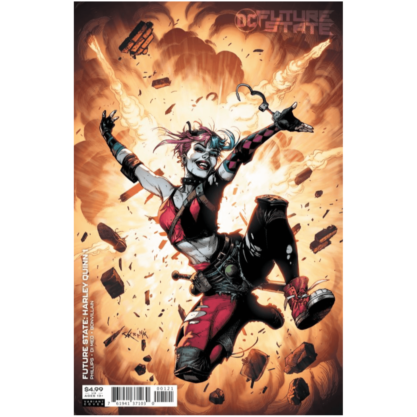 FUTURE STATE HARLEY QUINN #1 (OF 2) CVR B GARY FRANK CARD STOCK VAR