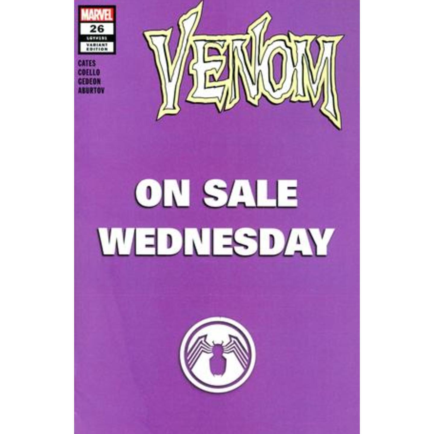 VENOM #26 MARVEL WEDNESDAY VAR