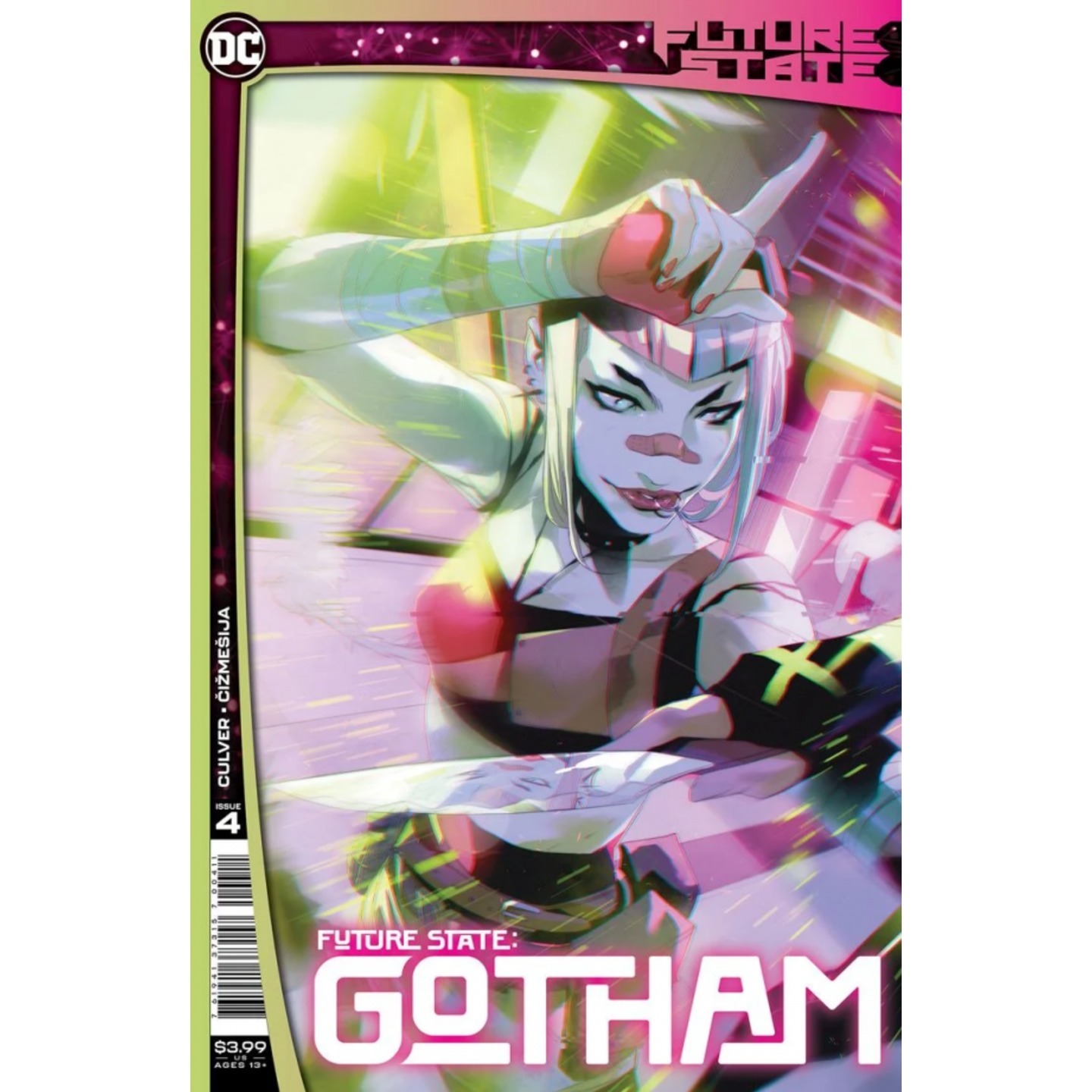 FUTURE STATE GOTHAM #4 CVR A SIMONE DI MEO HARLEY QUINN CONNECTING COVER