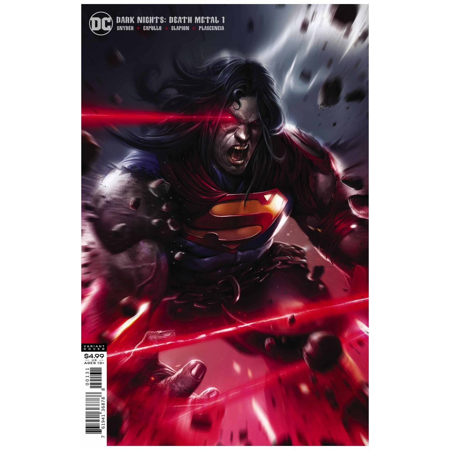 DARK NIGHTS DEATH METAL 1 OF 6 MATTINA SUPERMAN VAR ED