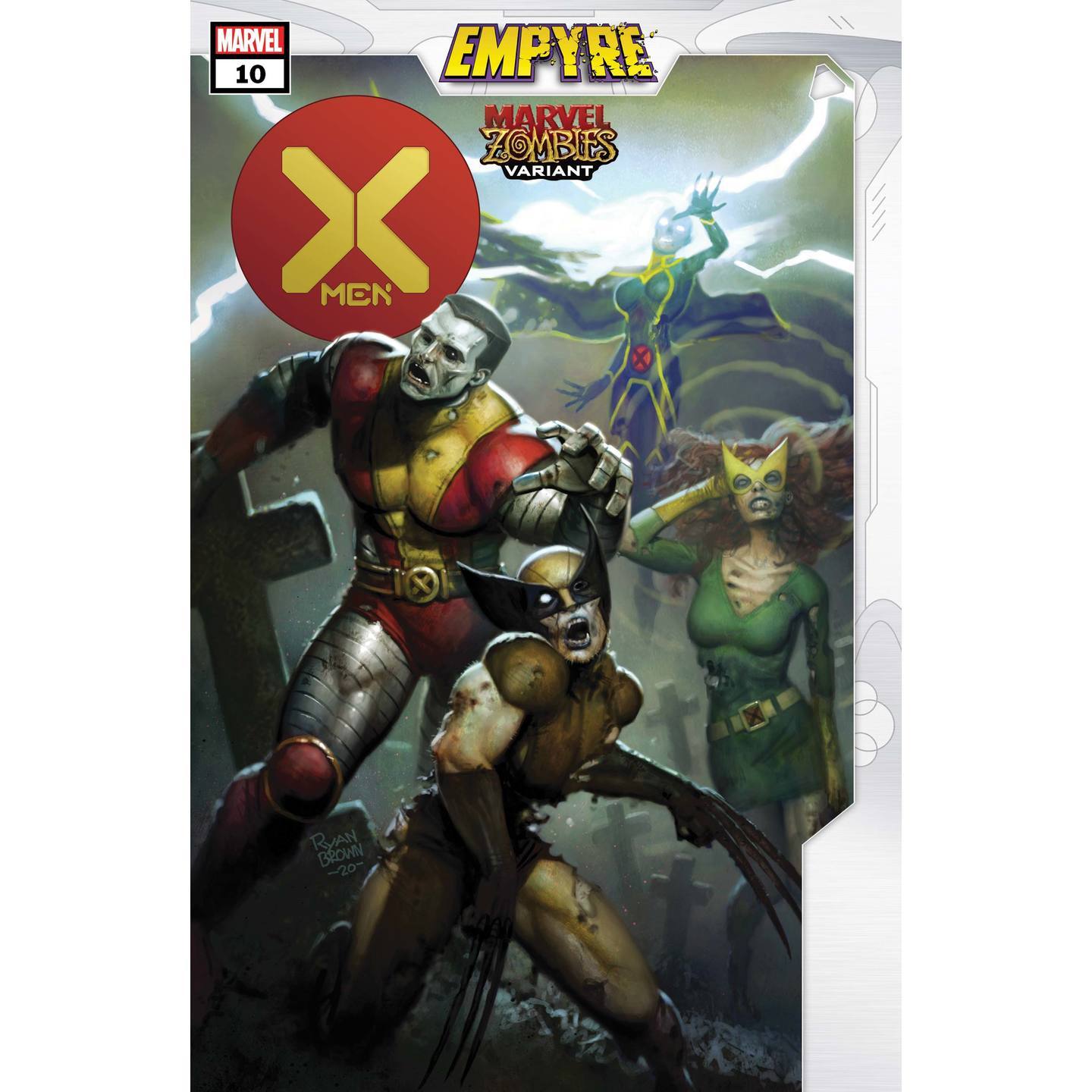 X-MEN #10 BROWN MARVEL ZOMBIES VAR EMP