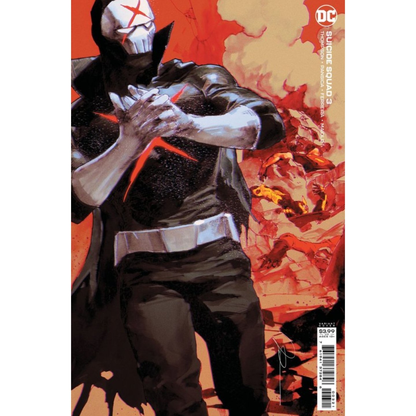 SUICIDE SQUAD #3 CVR B GERALD PAREL CARD STOCK VAR