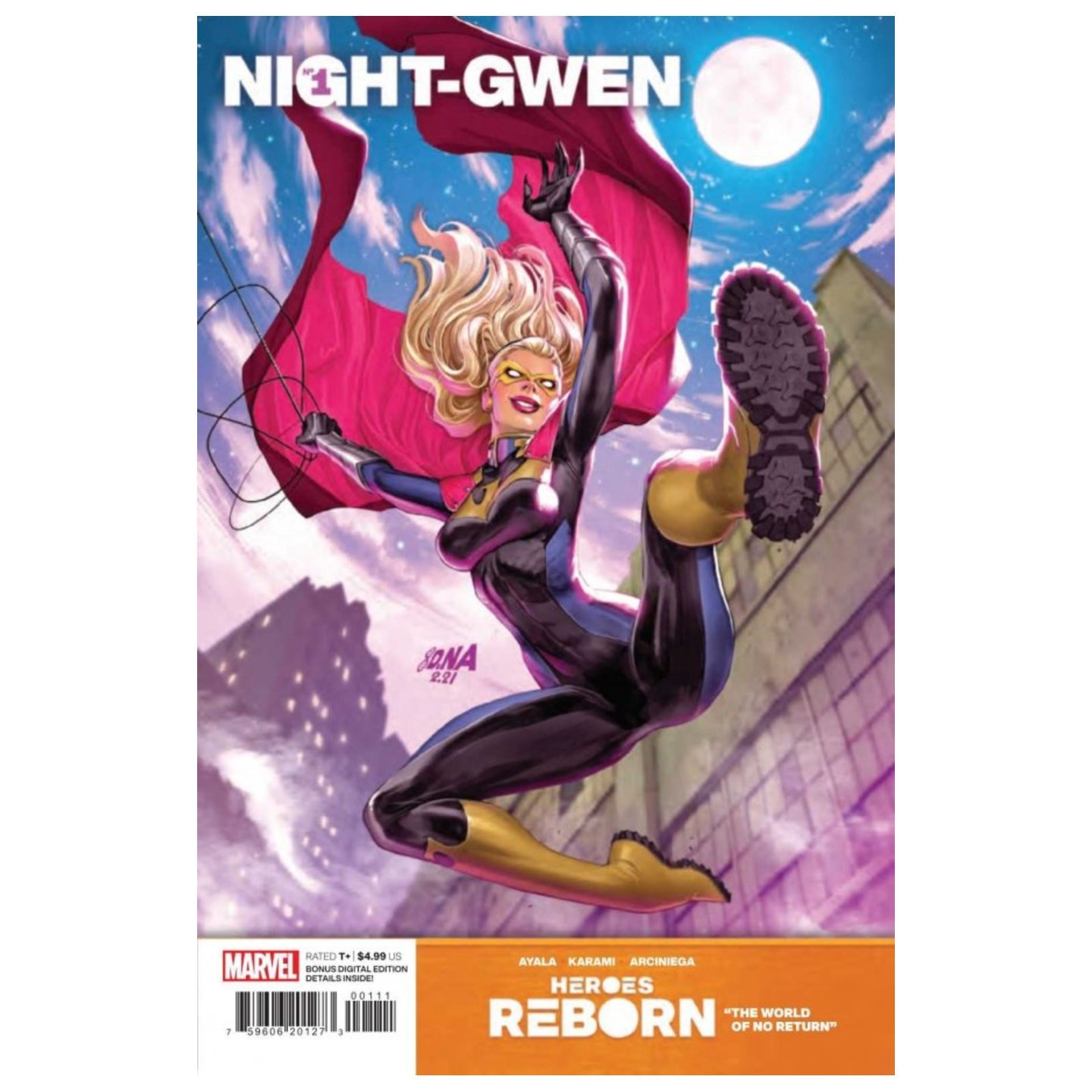 HEROES REBORN NIGHT-GWEN #1