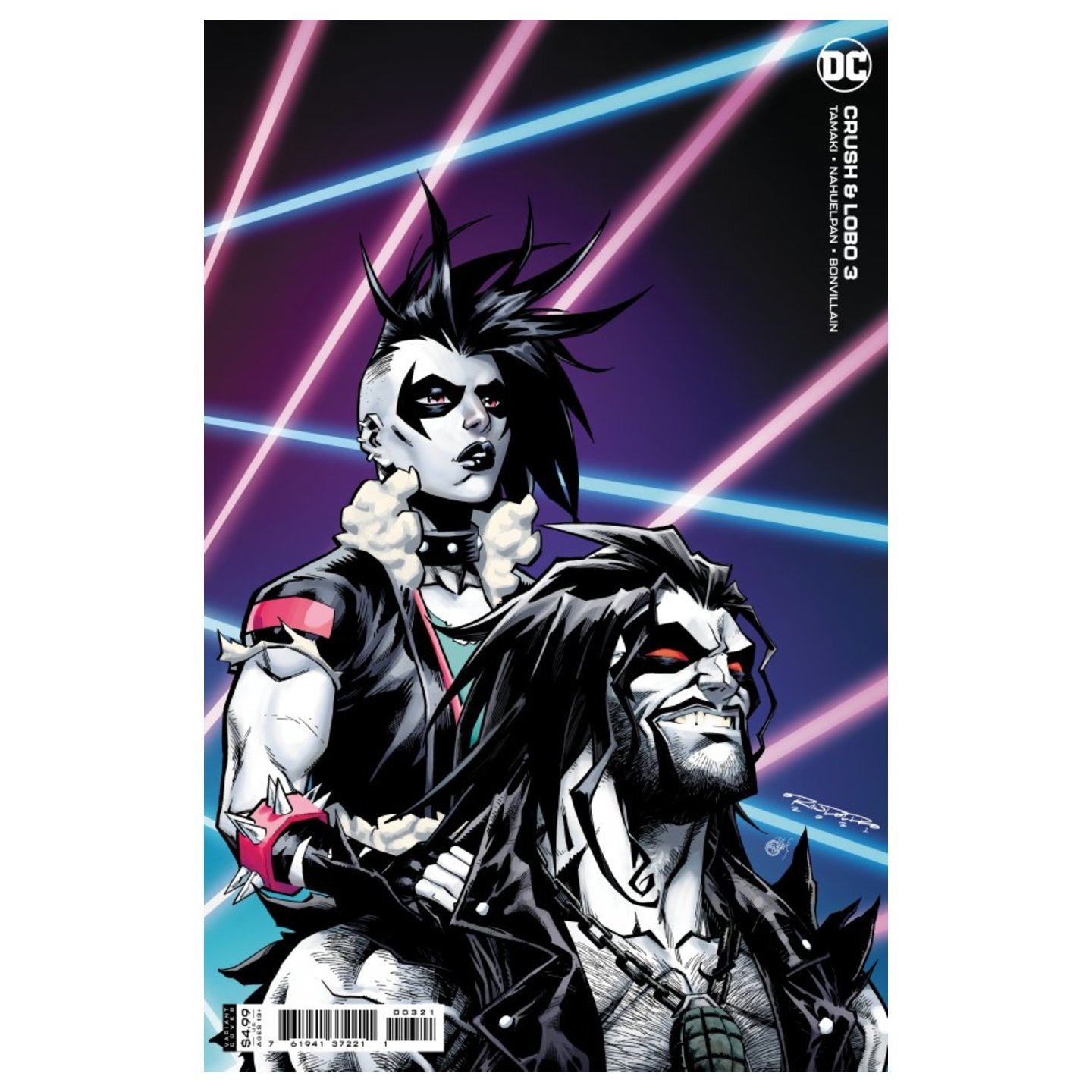 CRUSH & LOBO #3 (OF 8) CVR B KHARY RANDOLPH CARD STOCK VAR