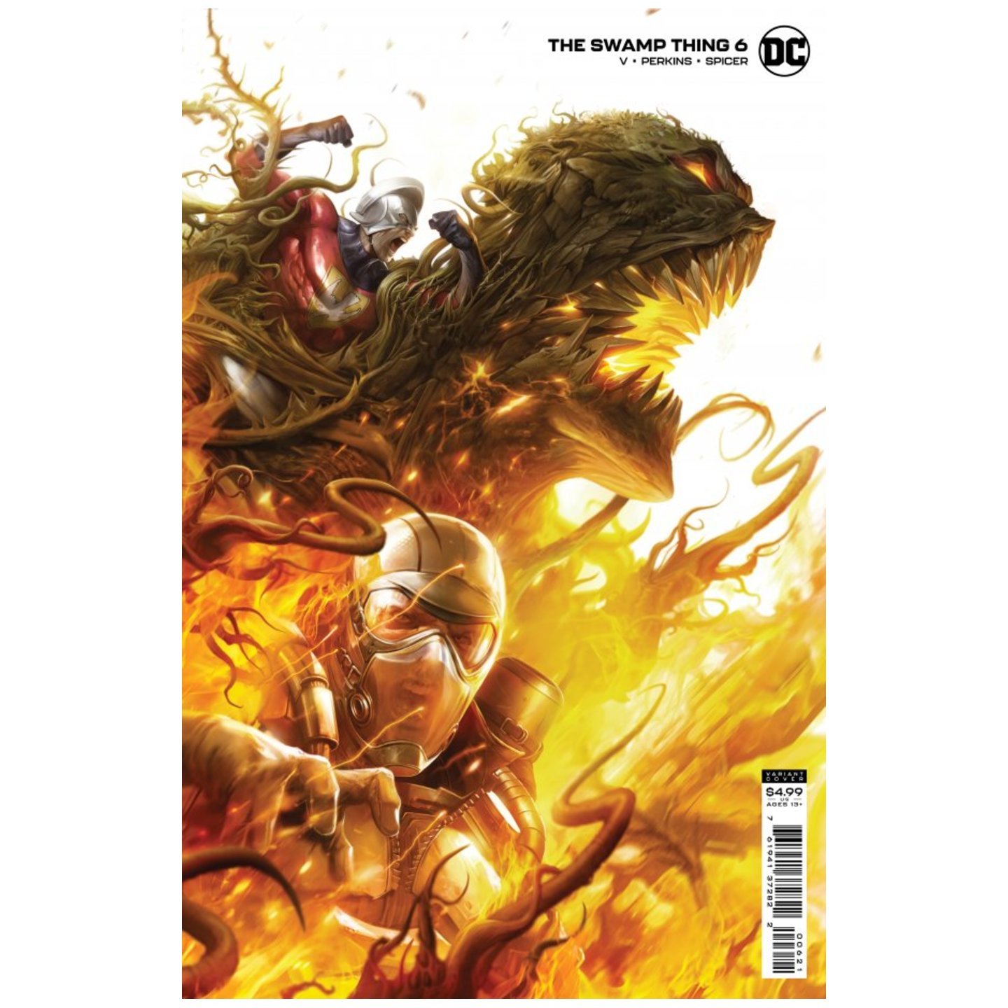 SWAMP THING #6 (OF 10) CVR B FRANCESCO MATTINA CARD STOCK VAR