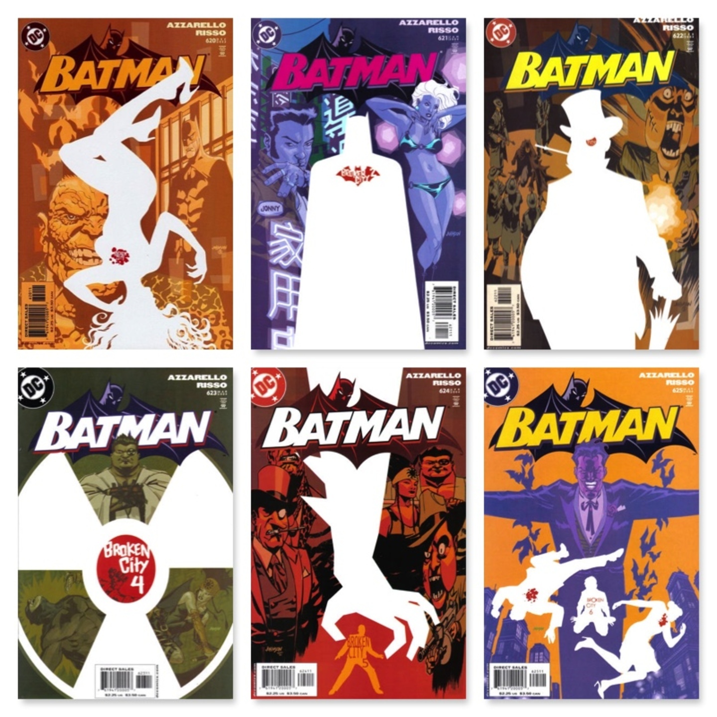 BATMAN #620 - #625 (6 PART STORY)