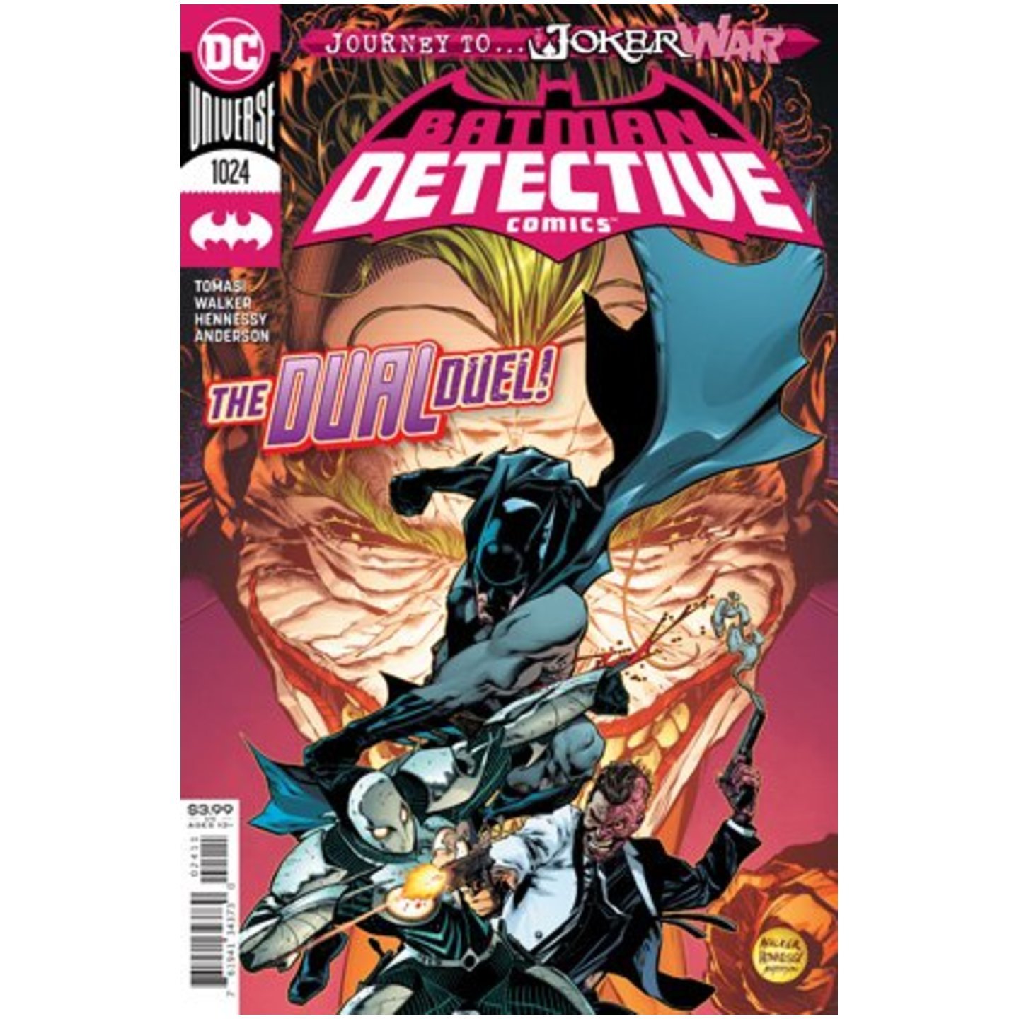 DETECTIVE COMICS #1024 CVR A BRAD WALKER (JOKER WAR)
