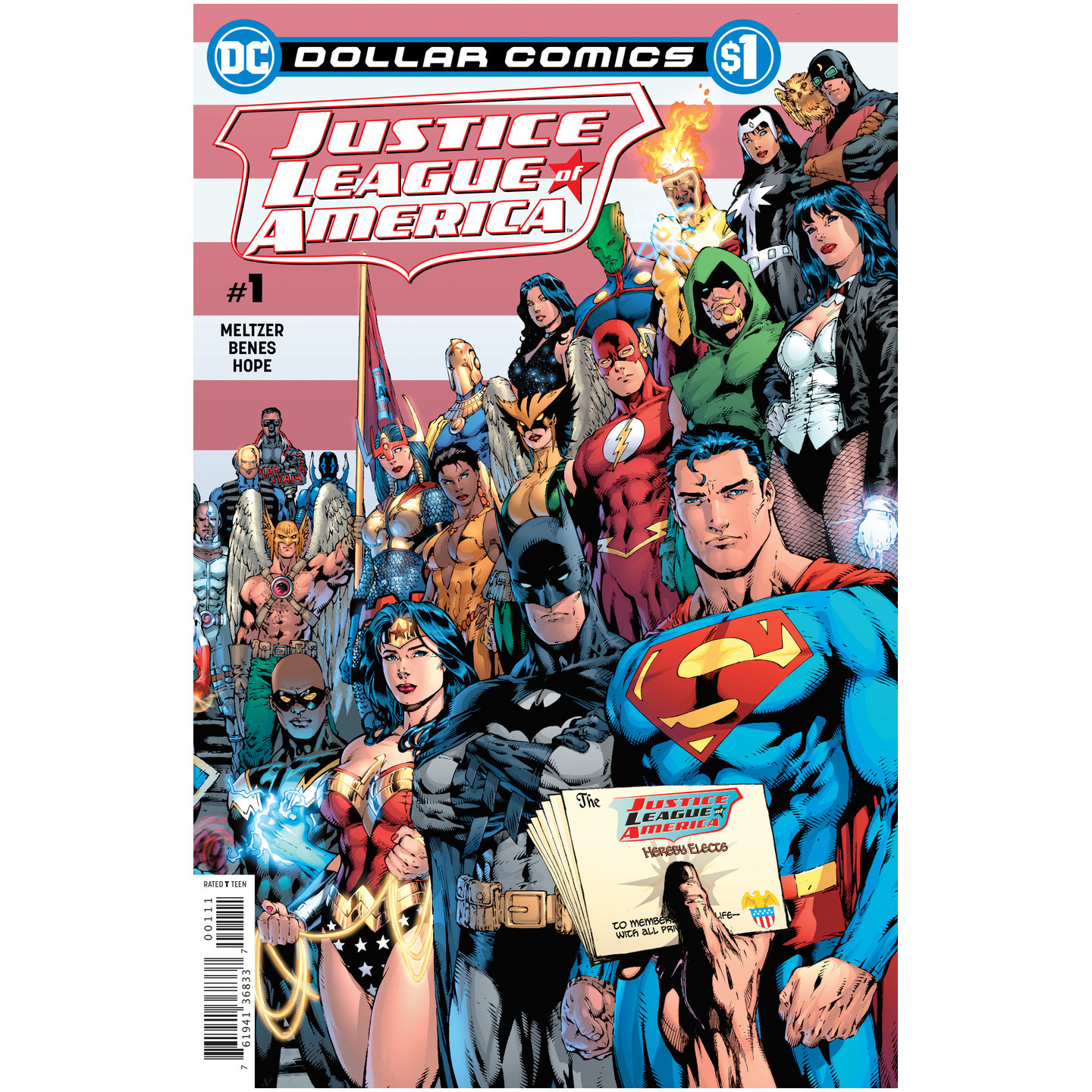 DOLLAR COMICS JUSTICE LEAGUE OF AMERICA 1 2006