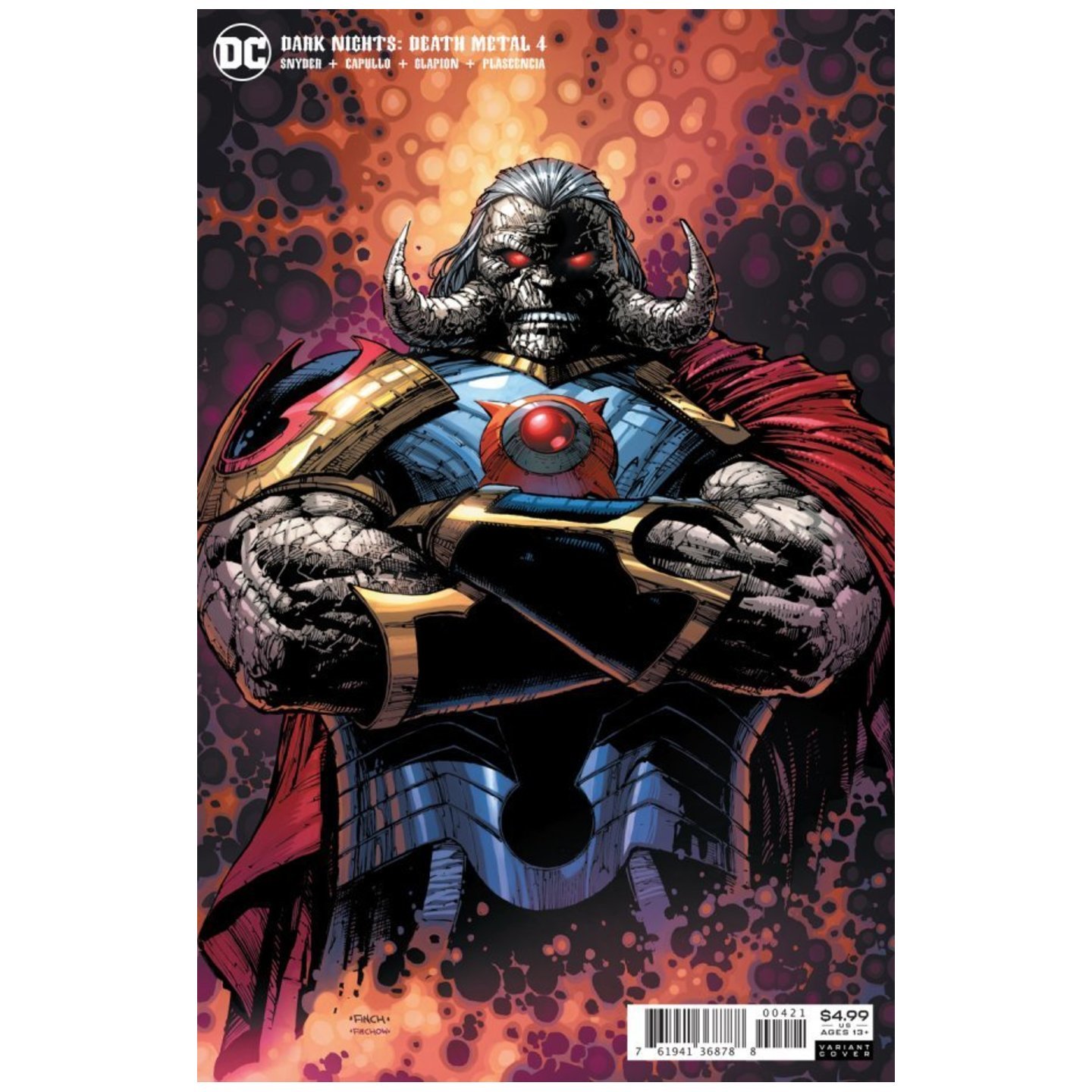 DARK NIGHTS DEATH METAL #4 (OF 7) CVR B DAVID FINCH DARKSEID VAR