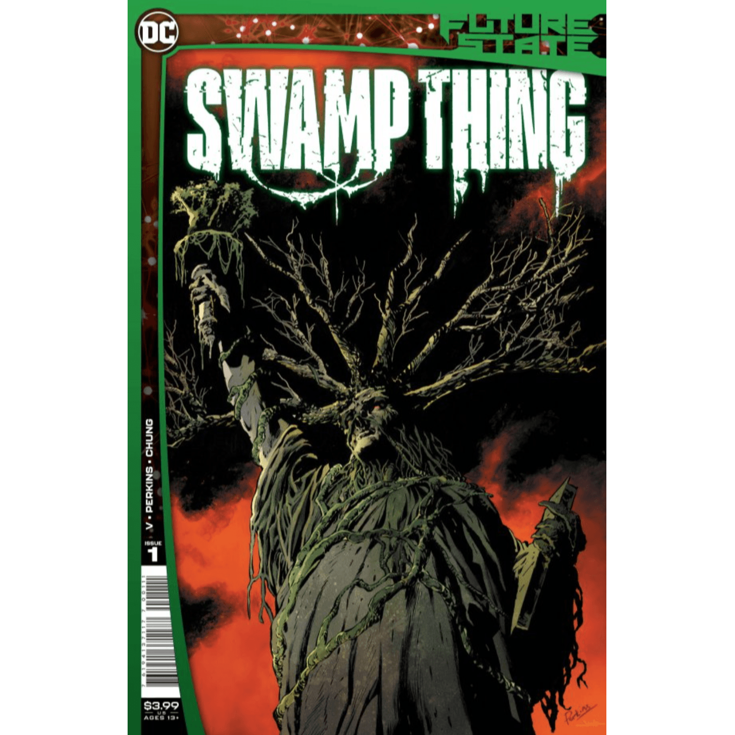 FUTURE STATE SWAMP THING #1 (OF 2) CVR A MIKE PERKINS