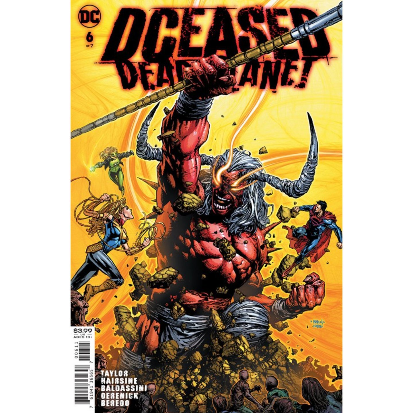 DCEASED DEAD PLANET #6 (OF 7) CVR A DAVID FINCH