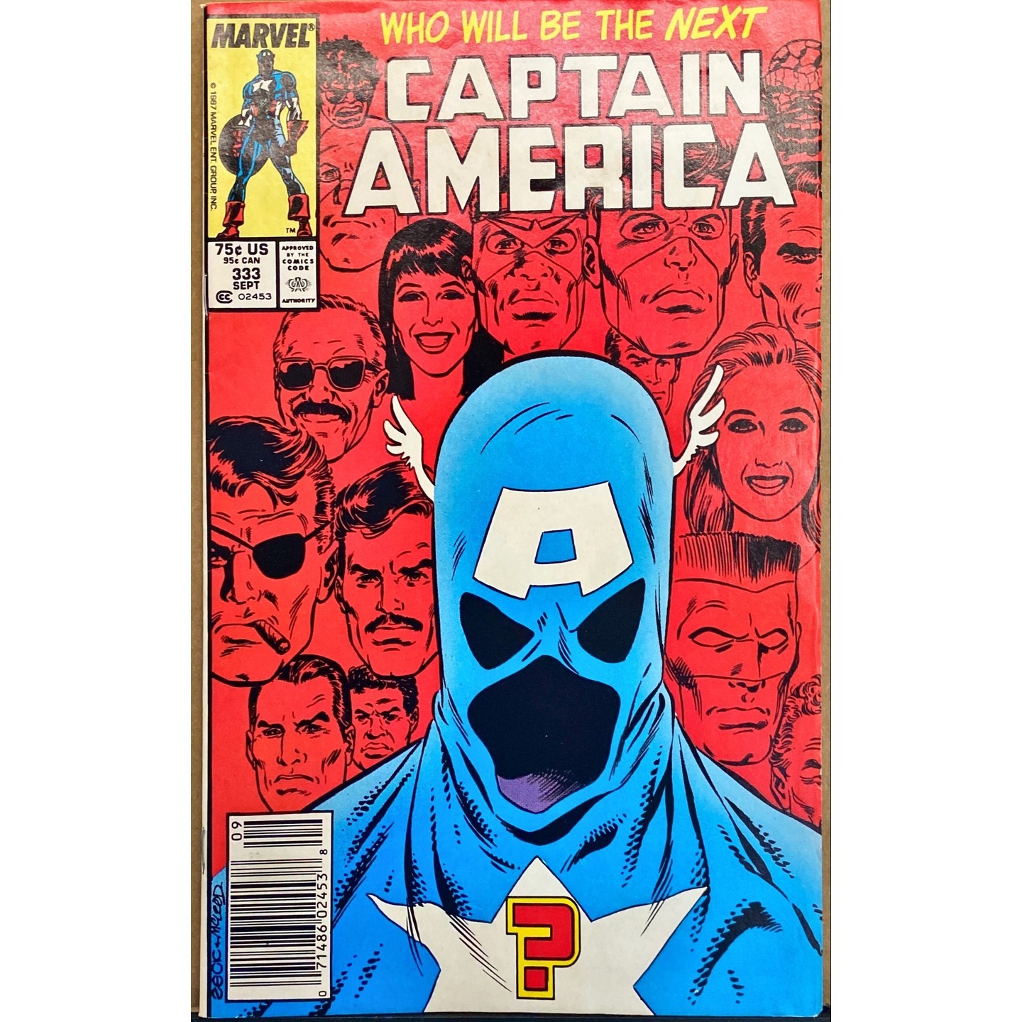 CAPTAIN AMERICA #333 NEWSTAND