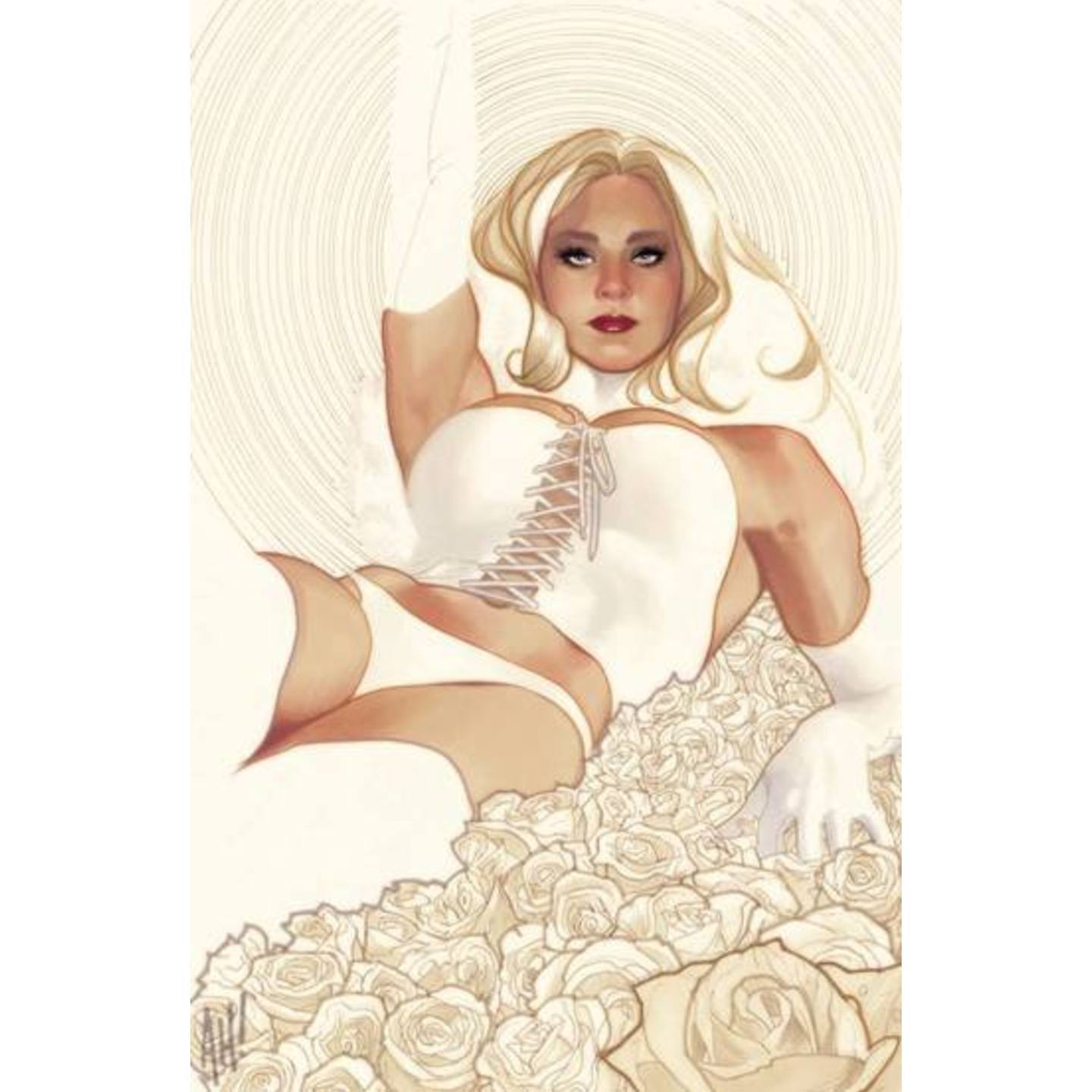 X-MEN BLACK EMMA FROST 1 ADAM HUGHES EXCLUSIVE VIRGIN VAR