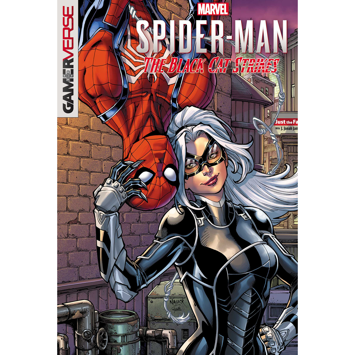 MARVELS SPIDER-MAN BLACK CAT STRIKES 1 OF 5 NAUCK VAR