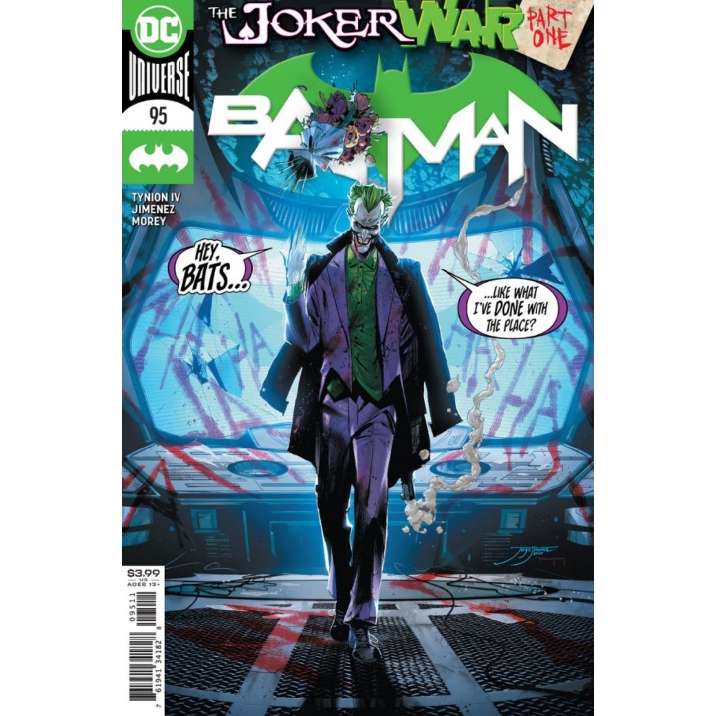 BATMAN #95 CVR A JORGE JIMENEZ (JOKER WAR)