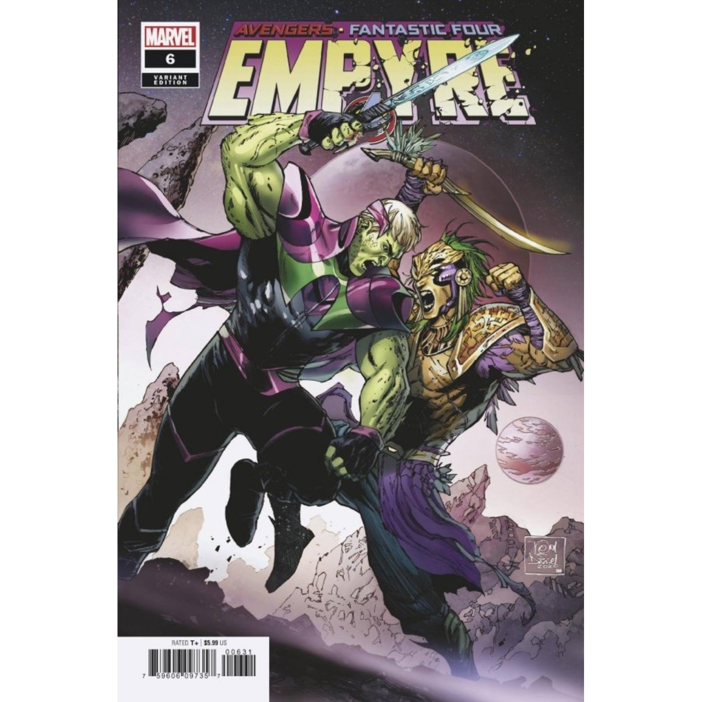 EMPYRE #6 (OF 6) DANIEL SKRULL KREE VAR