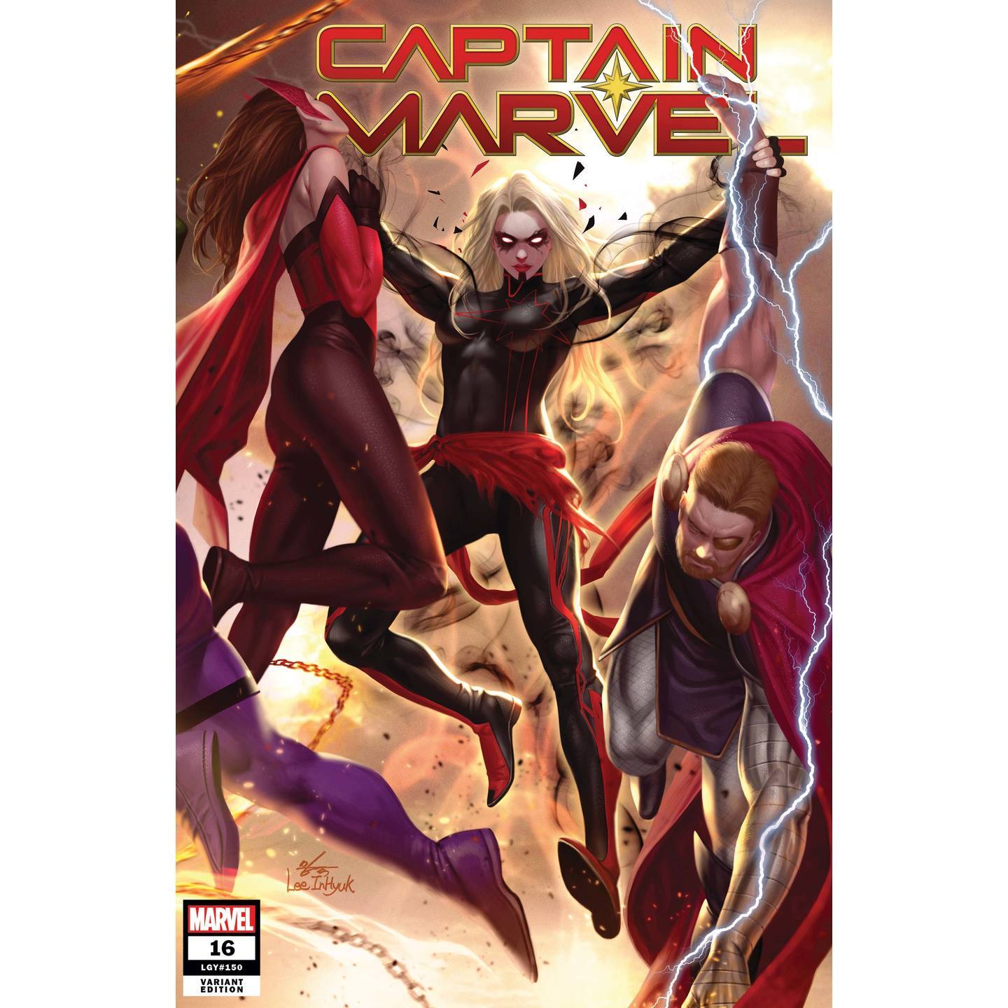 CAPTAIN MARVEL 16 INHYUK LEE CONNECTING VAR