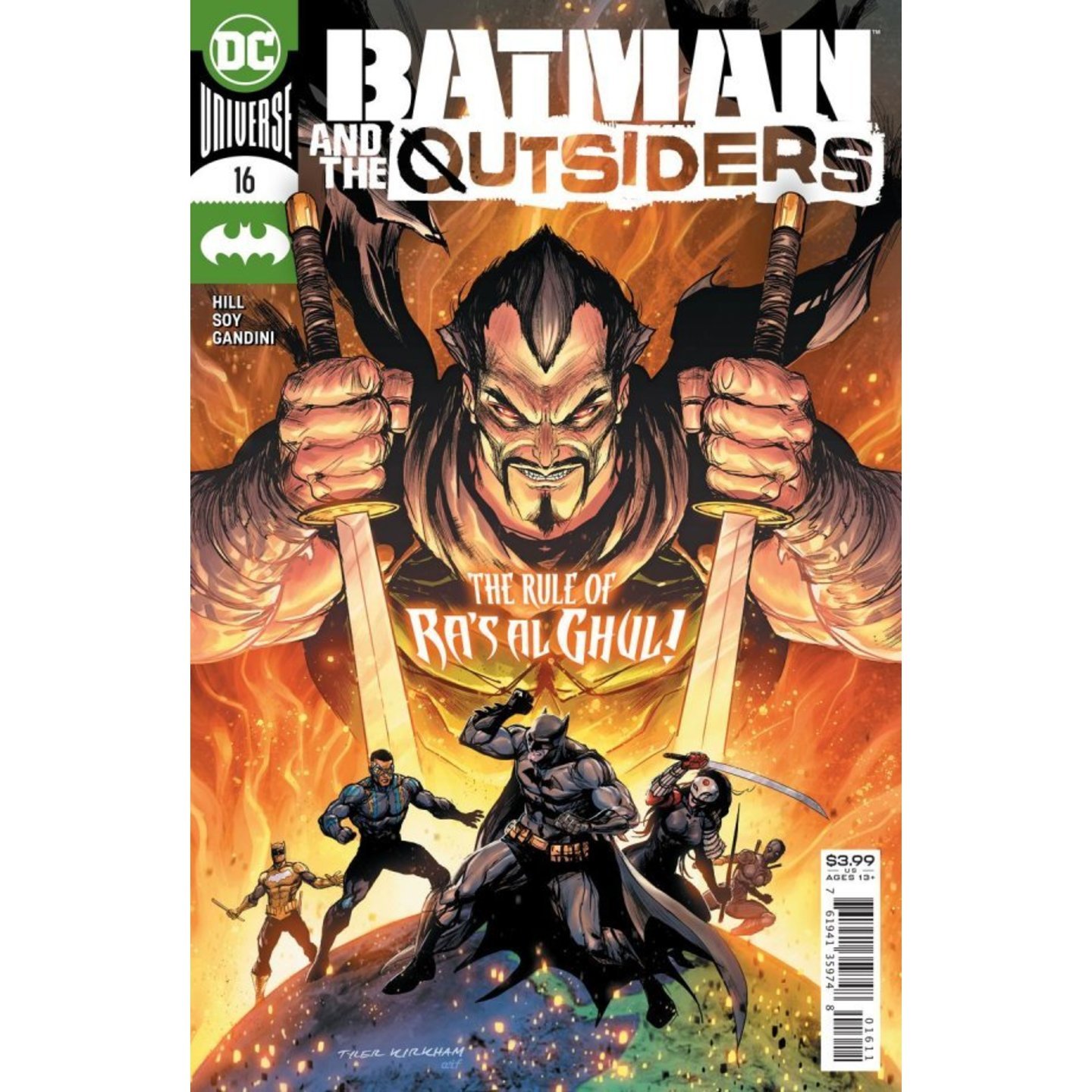 BATMAN & THE OUTSIDERS #16 CVR A TYLER KIRKHAM