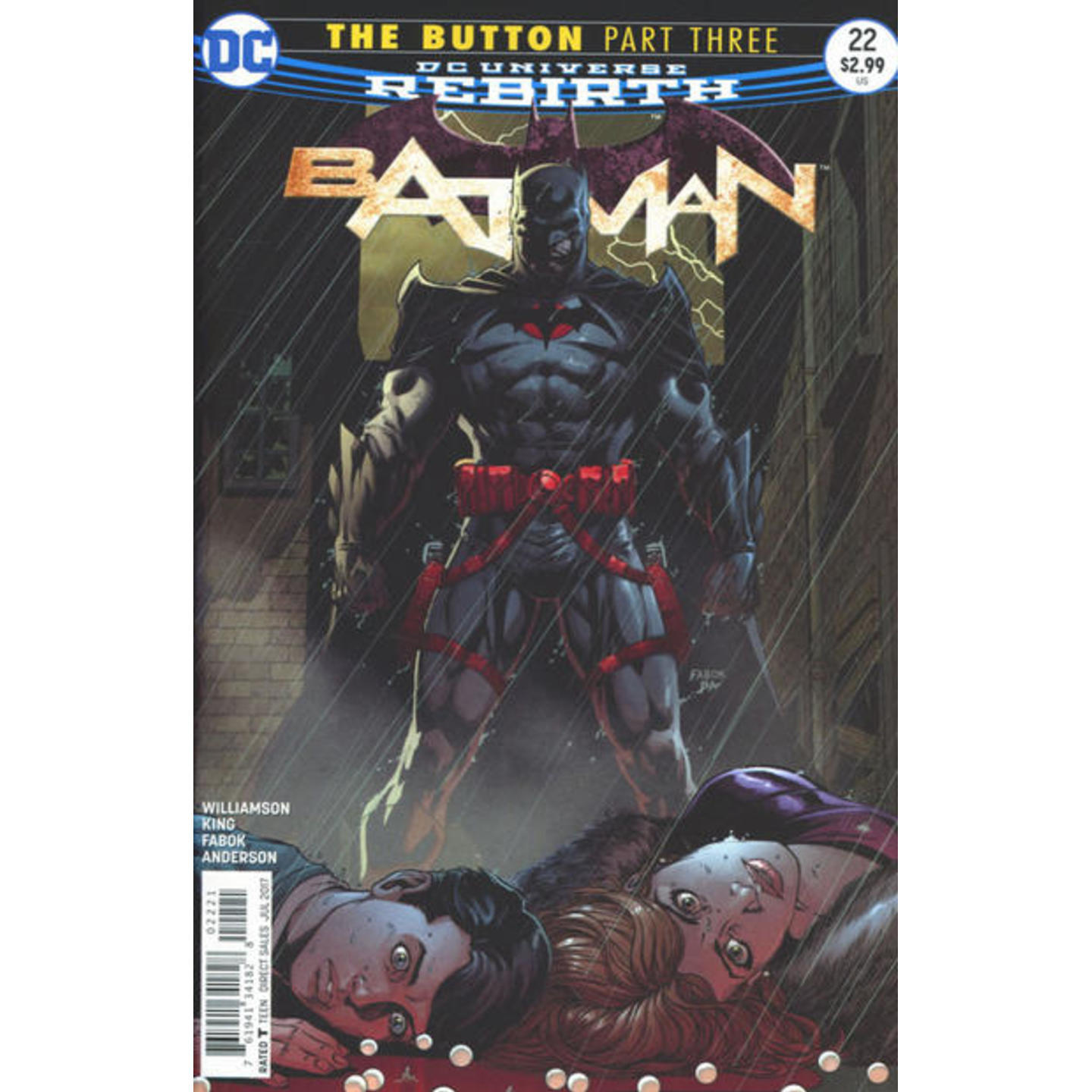 BATMAN #22 JASON FABOK NONLENTICULAR VARIANT