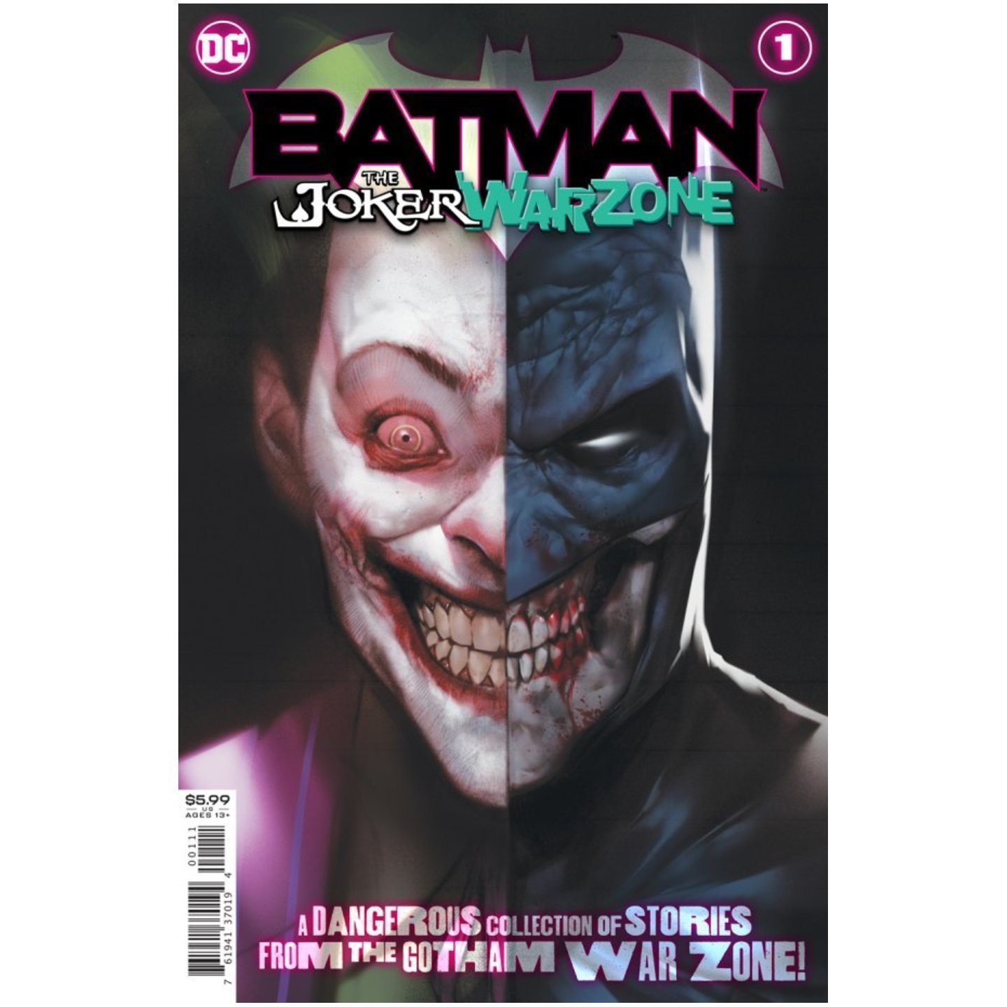 BATMAN THE JOKER WAR ZONE 1 ONE SHOT CVR A BEN OLIVER JOKER WAR