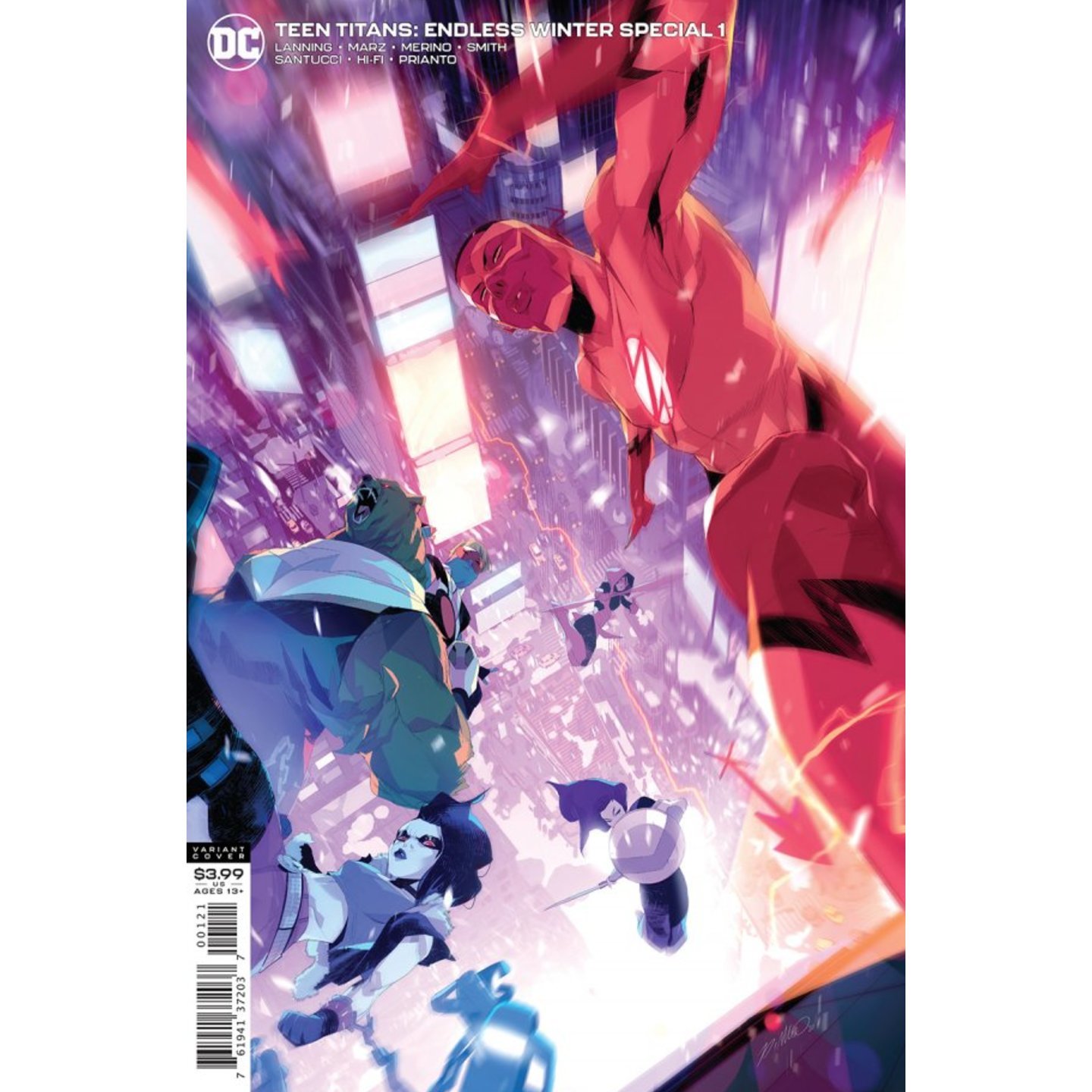 TEEN TITANS ENDLESS WINTER SPECIAL #1 (ONE SHOT) CVR B SIMONE DI MEO VAR (ENDLESS WINTER)