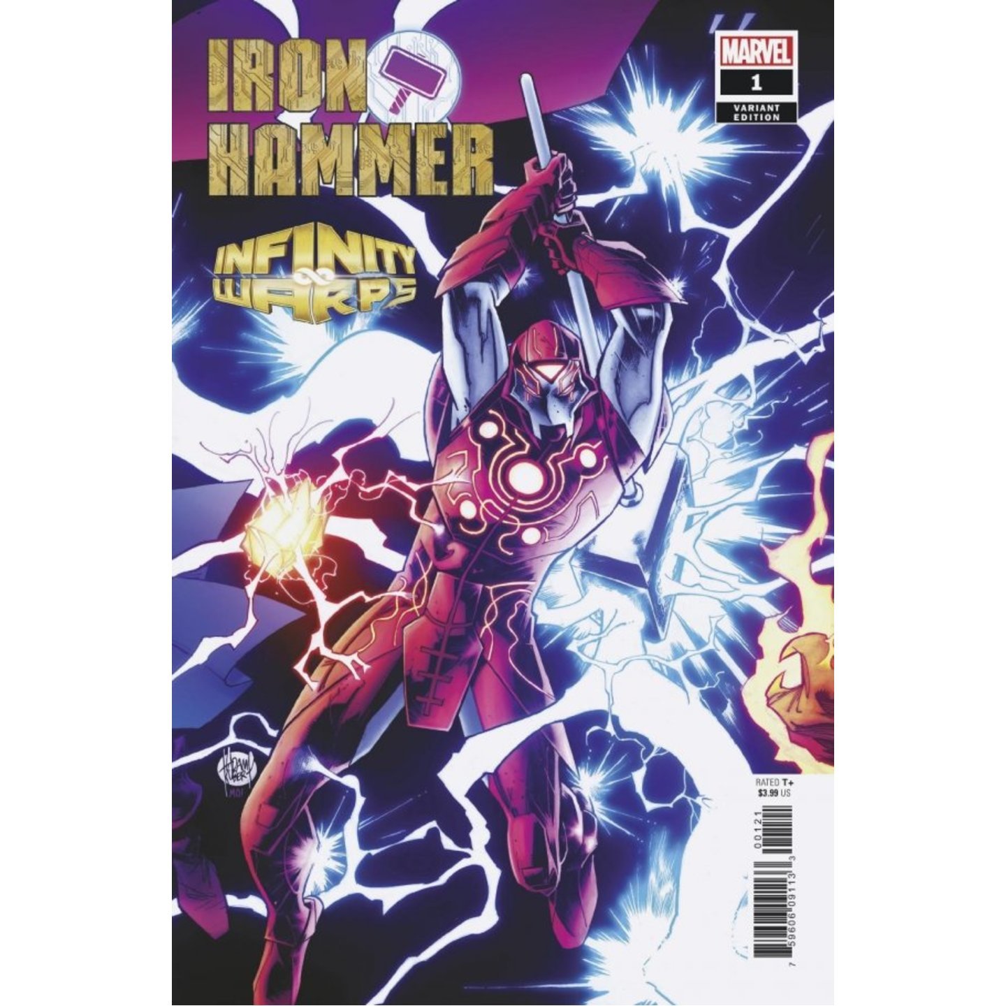 Infinity Warps: Iron Hammer #1 Kubert variant