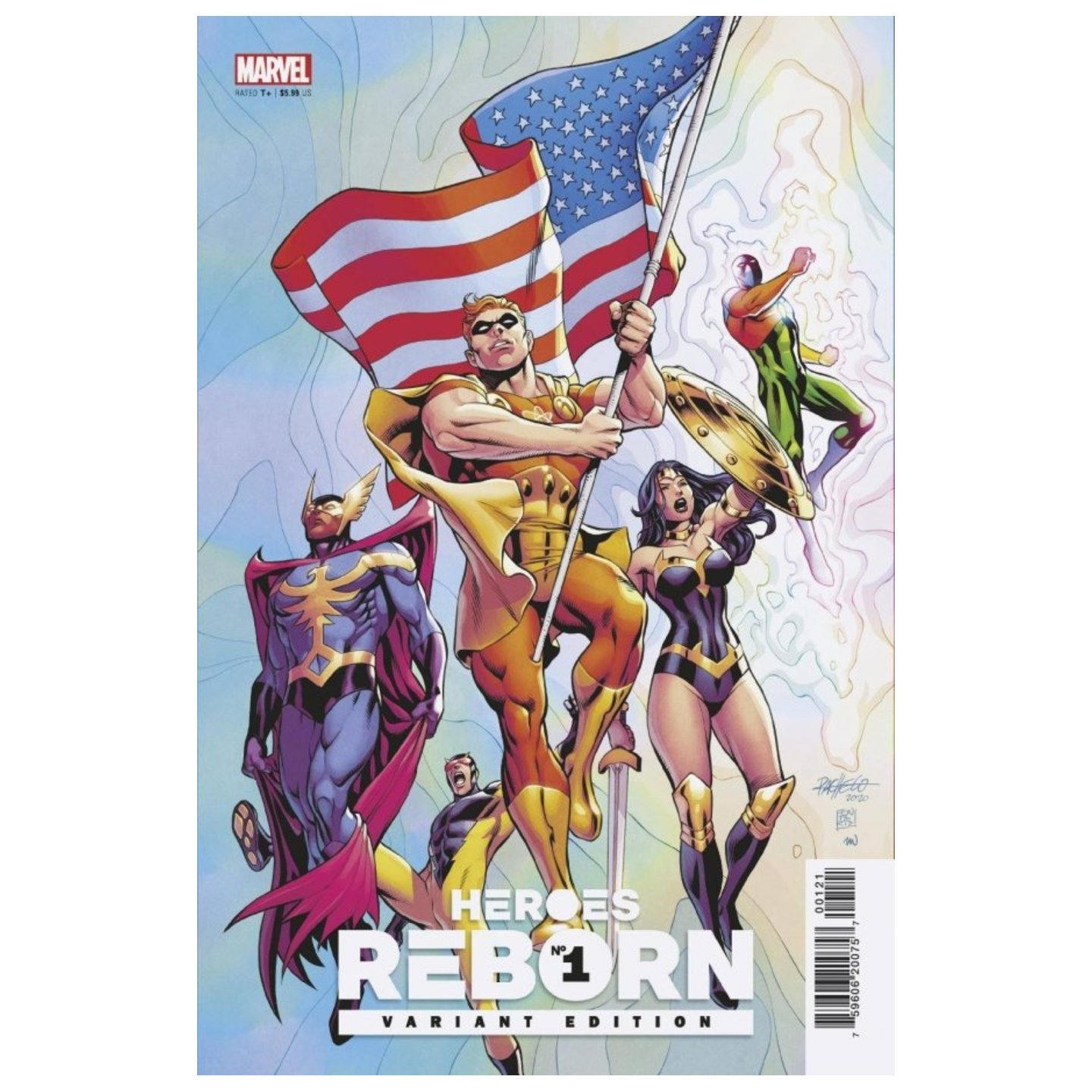 HEROES REBORN #1 (OF 7) PACHECO SQUADRON SUPREME VAR