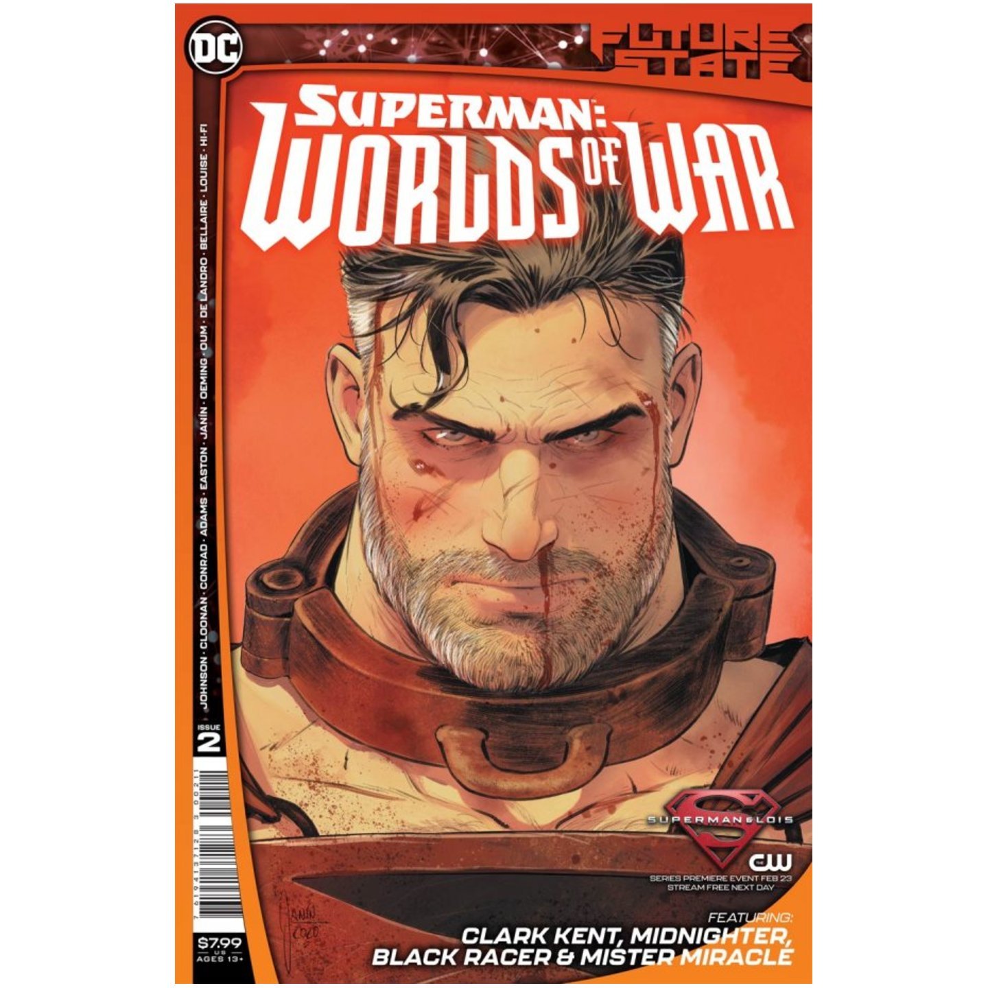 FUTURE STATE SUPERMAN WORLDS OF WAR 2 OF 2 CVR A MIKEL JANIN