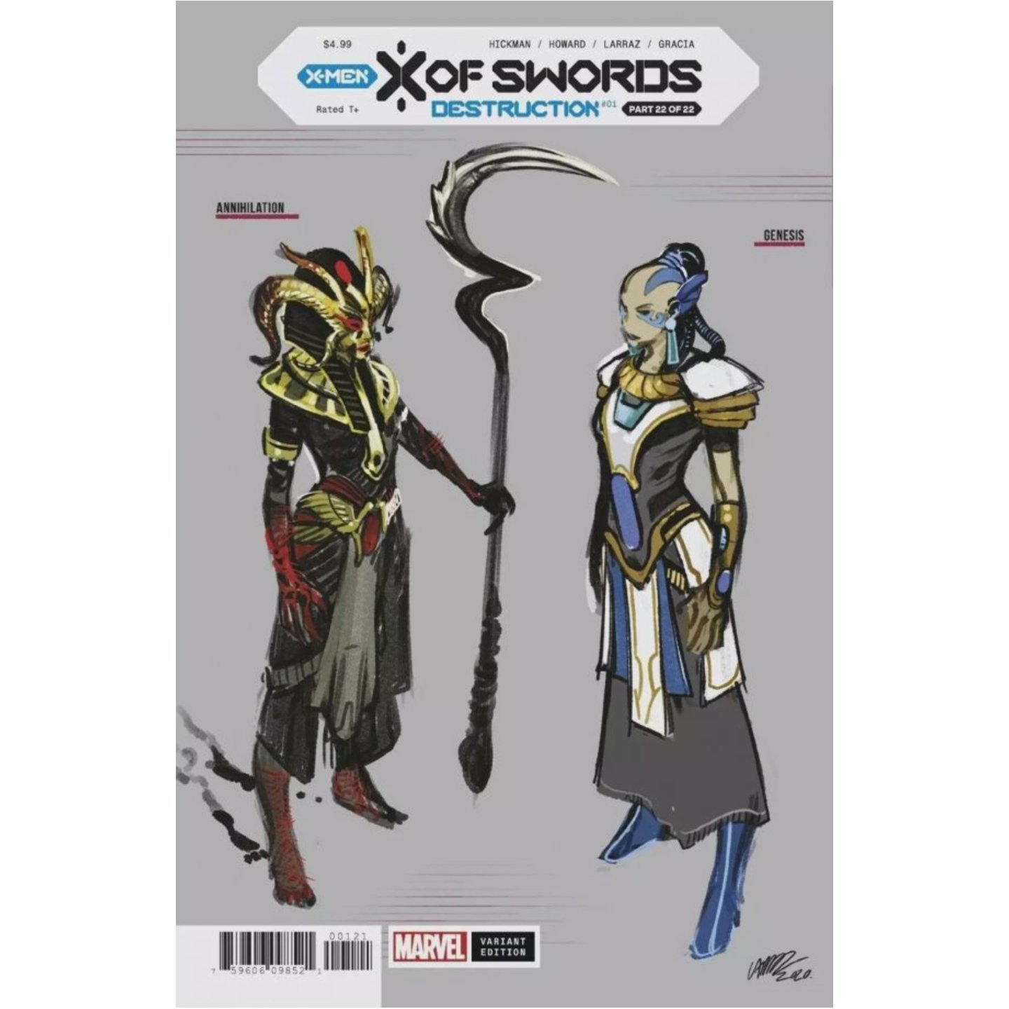 X OF SWORDS DESTRUCTION #1 LARRAZ DESIGN VAR