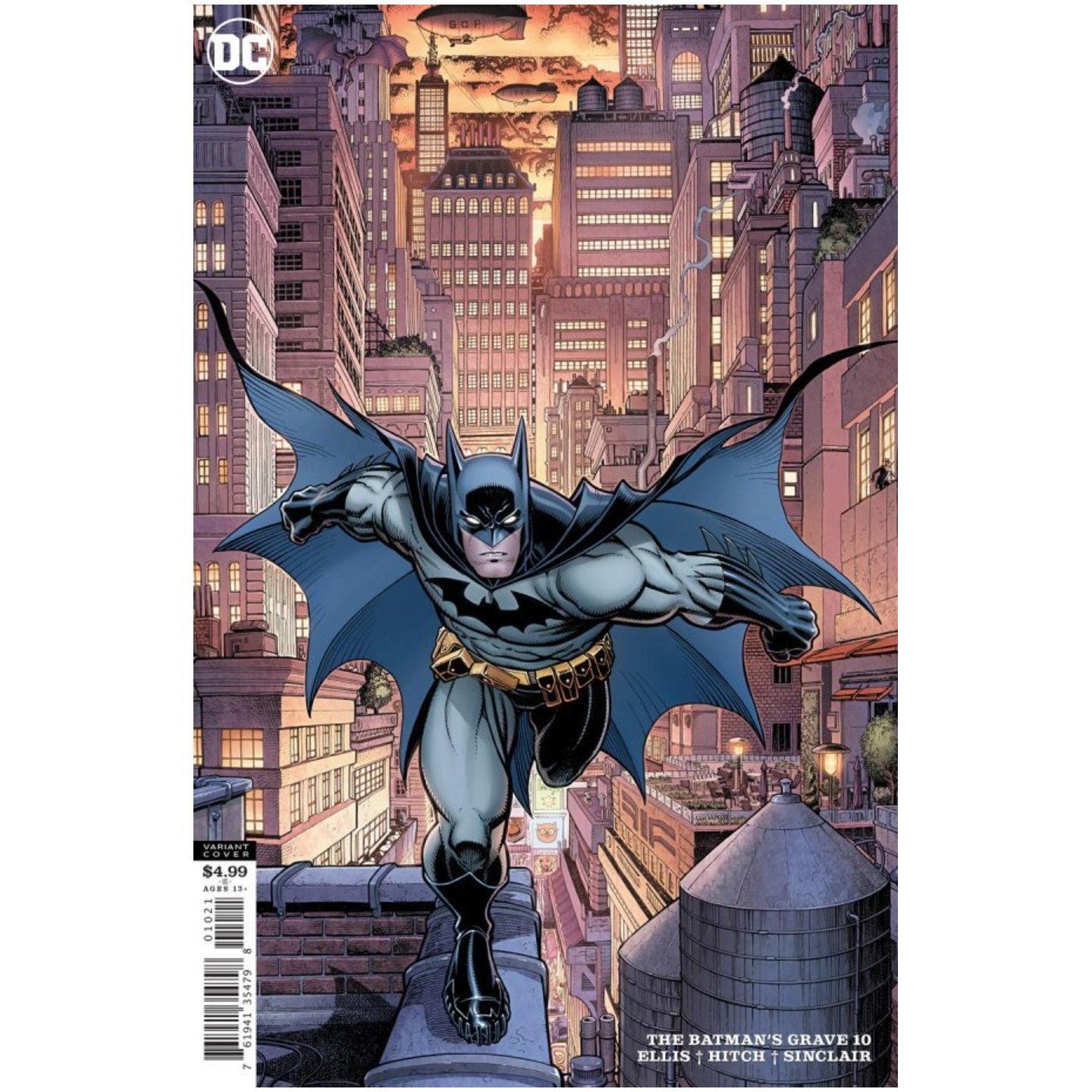 BATMANS GRAVE #10 (OF 12) CVR B ARTHUR ADAMS CARD STOCK VAR