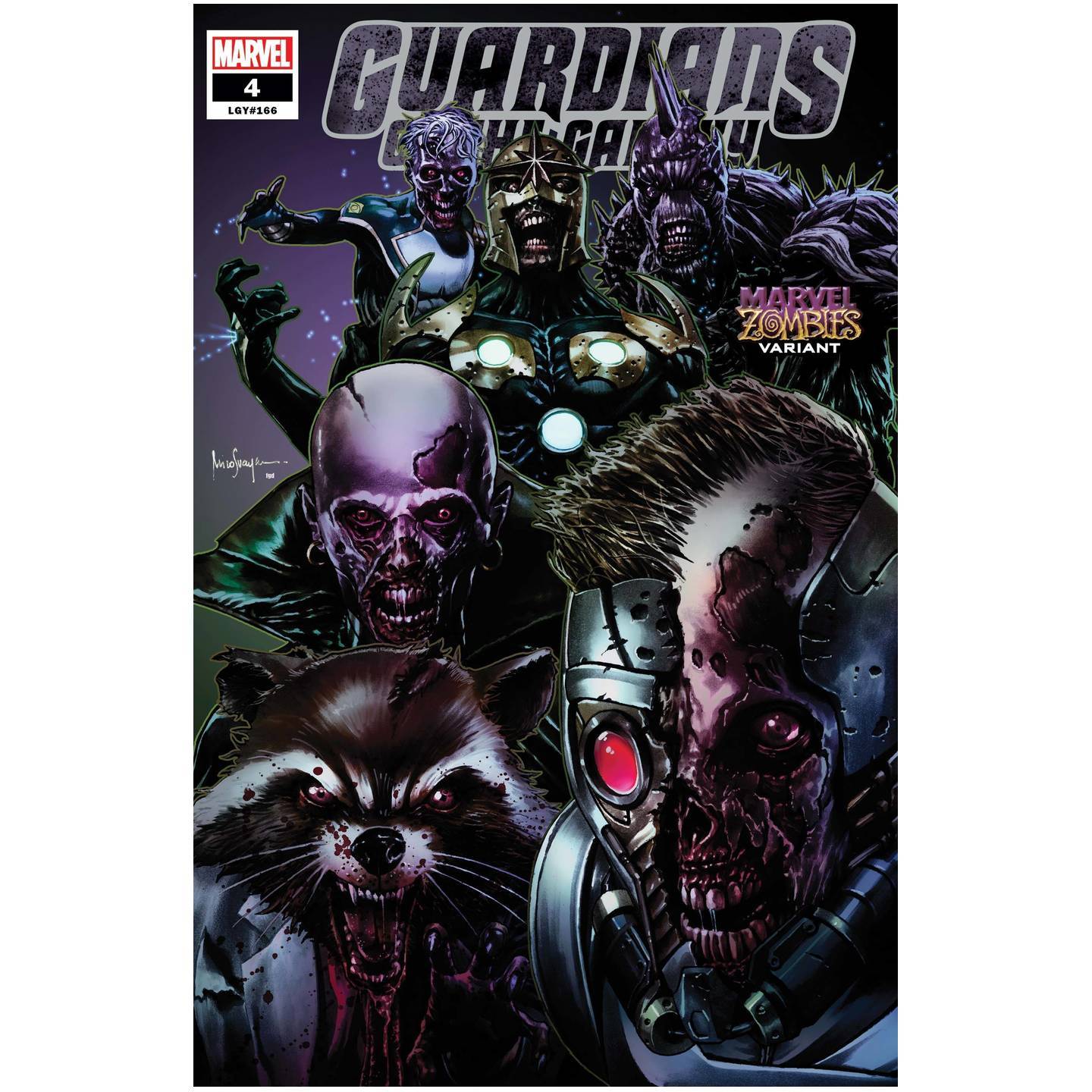 GUARDIANS OF THE GALAXY #4 SUAYAN MARVEL ZOMBIES VAR