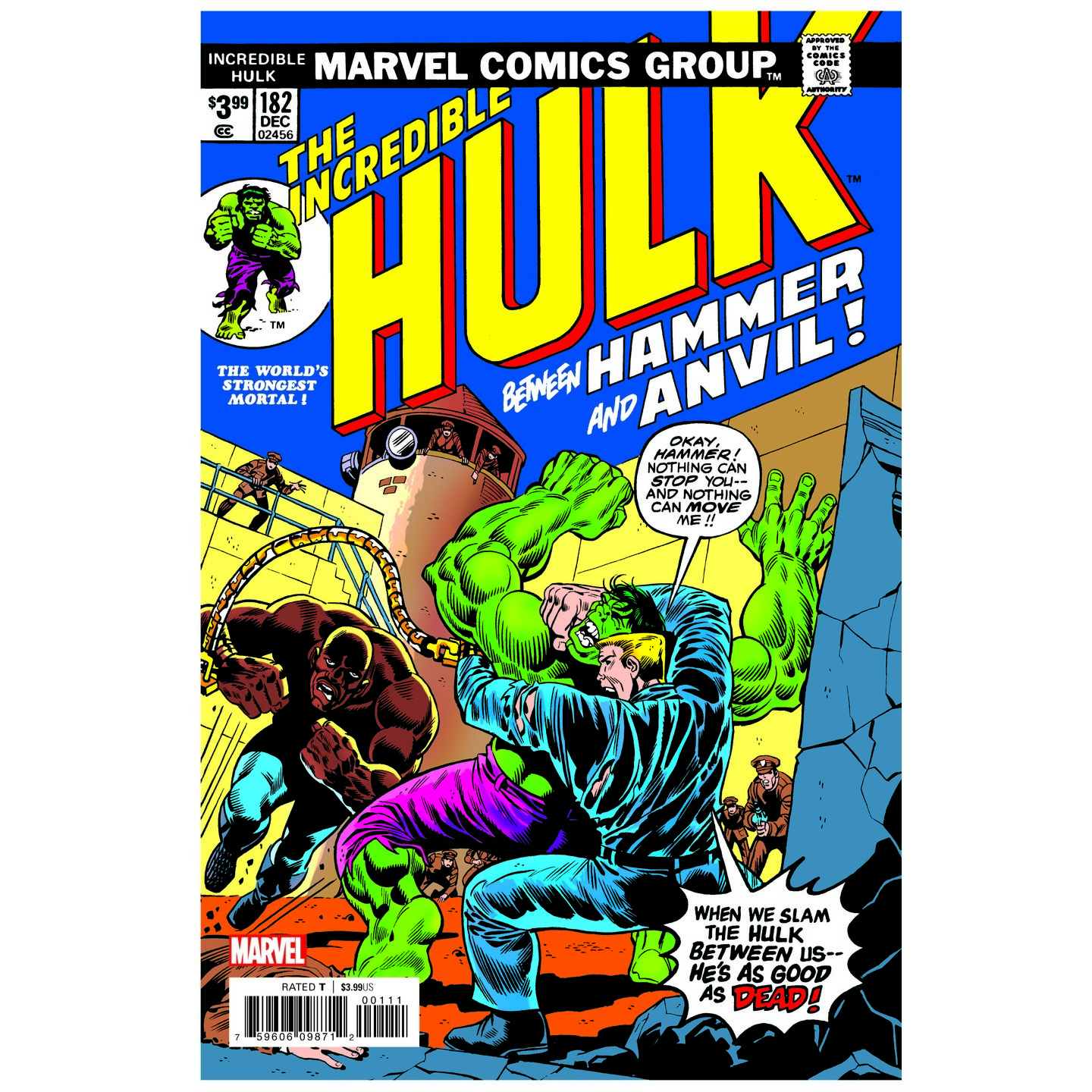 INCREDIBLE HULK #182 FACSIMILE EDITION