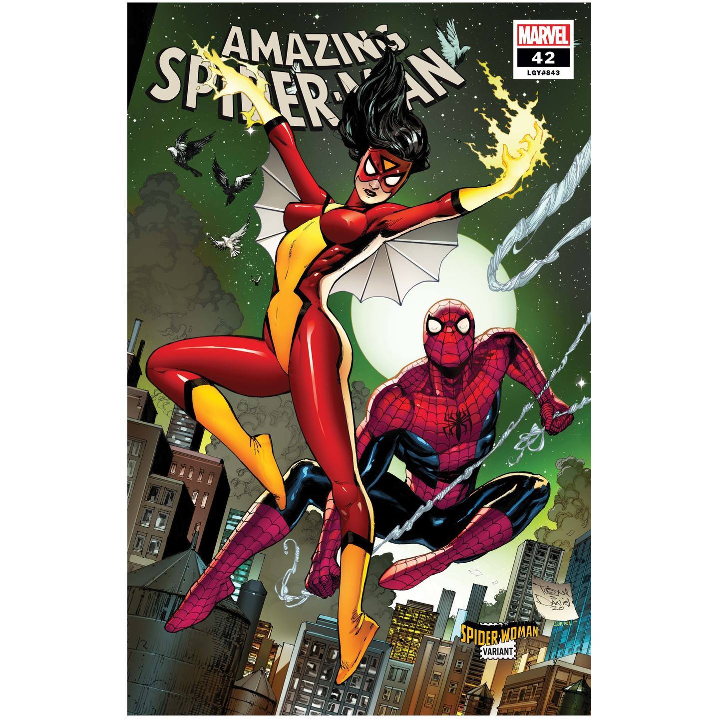 AMAZING SPIDER-MAN 42 DANIEL SPIDER-WOMAN VAR