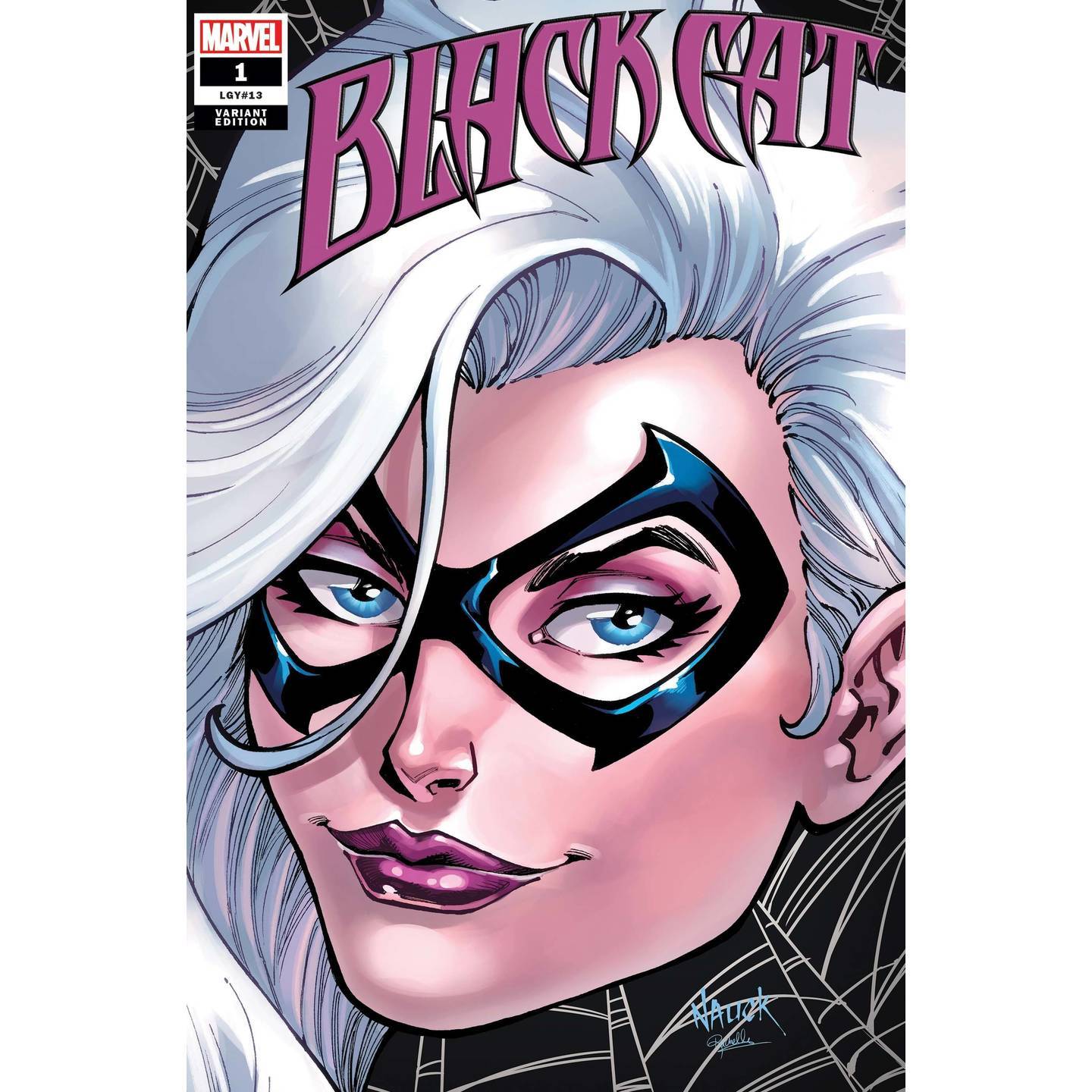 BLACK CAT #1 NAUCK HEADSHOT VAR KIB