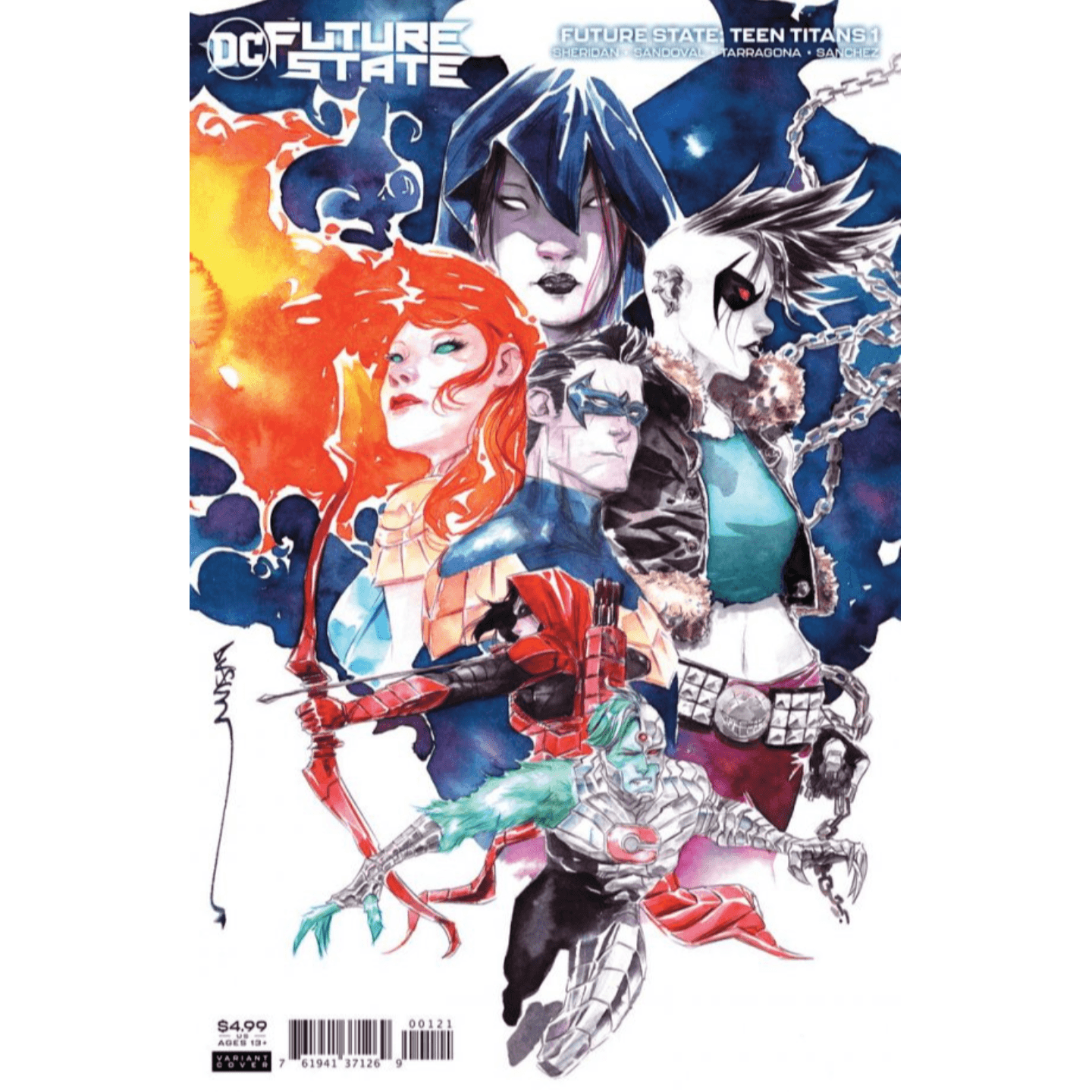 FUTURE STATE TEEN TITANS #1 (OF 2) CVR B DUSTIN NGUYEN CARD STOCK VAR