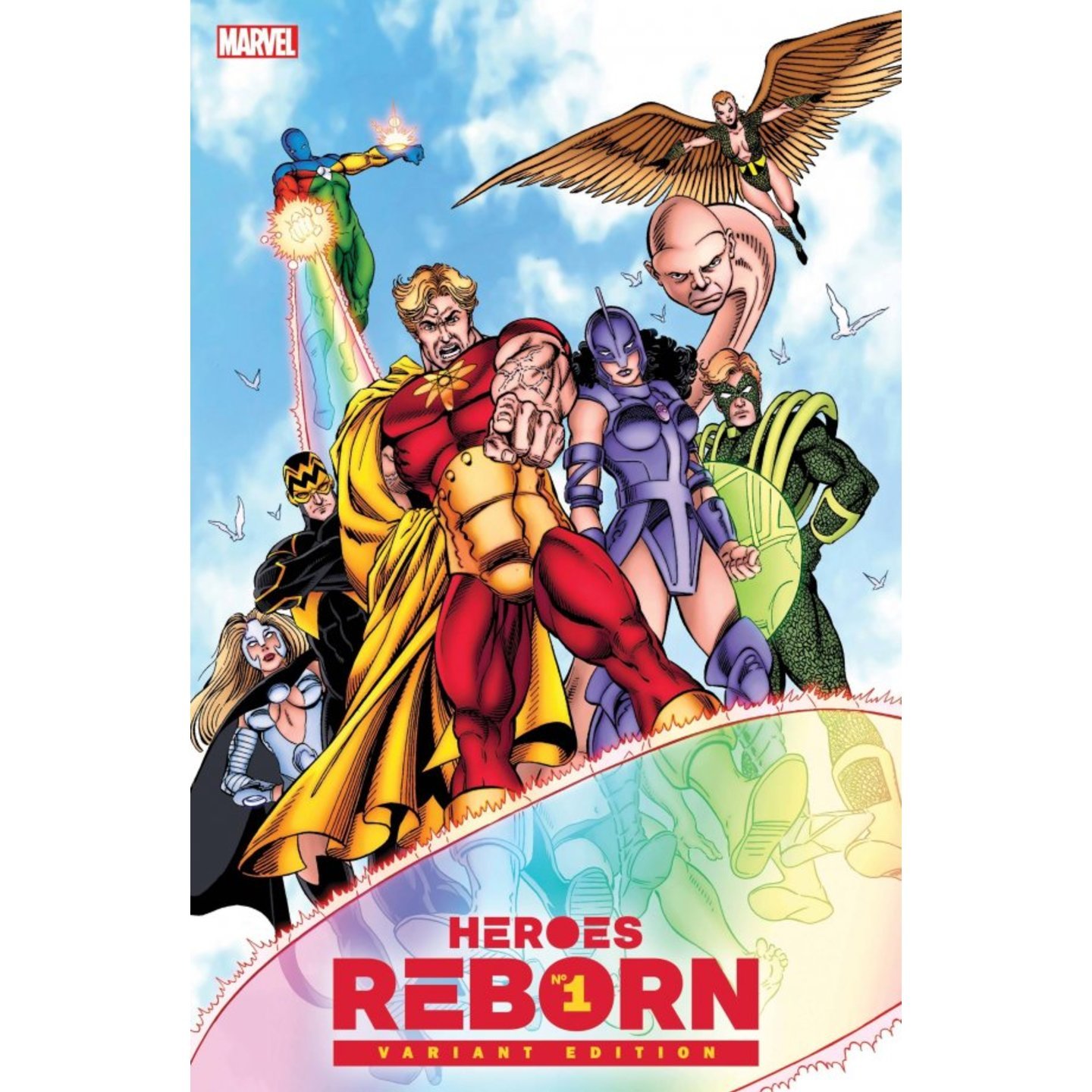 HEROES REBORN #1 1:100 George Perez Hidden Gem Variant