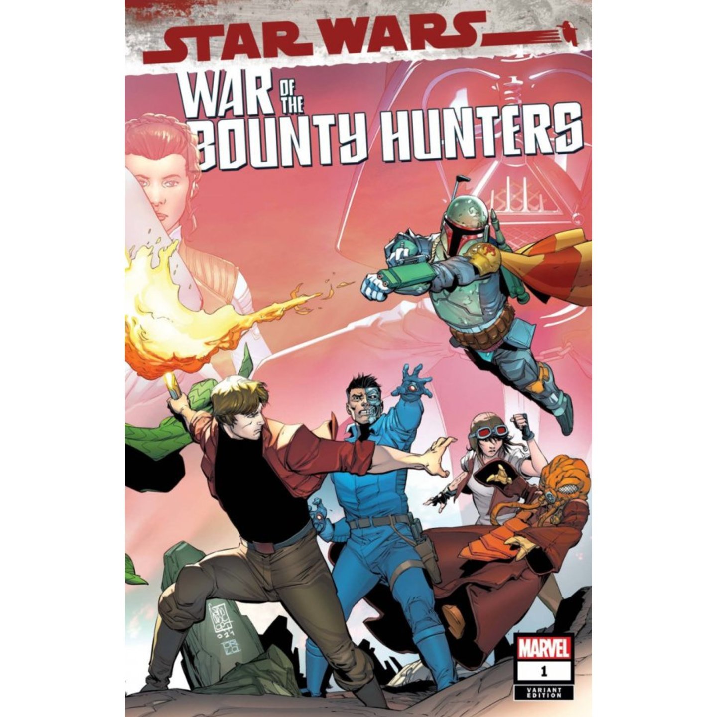 STAR WARS WAR BOUNTY HUNTERS #1 (OF 5) CAMUNCOLI WRPAD VAR