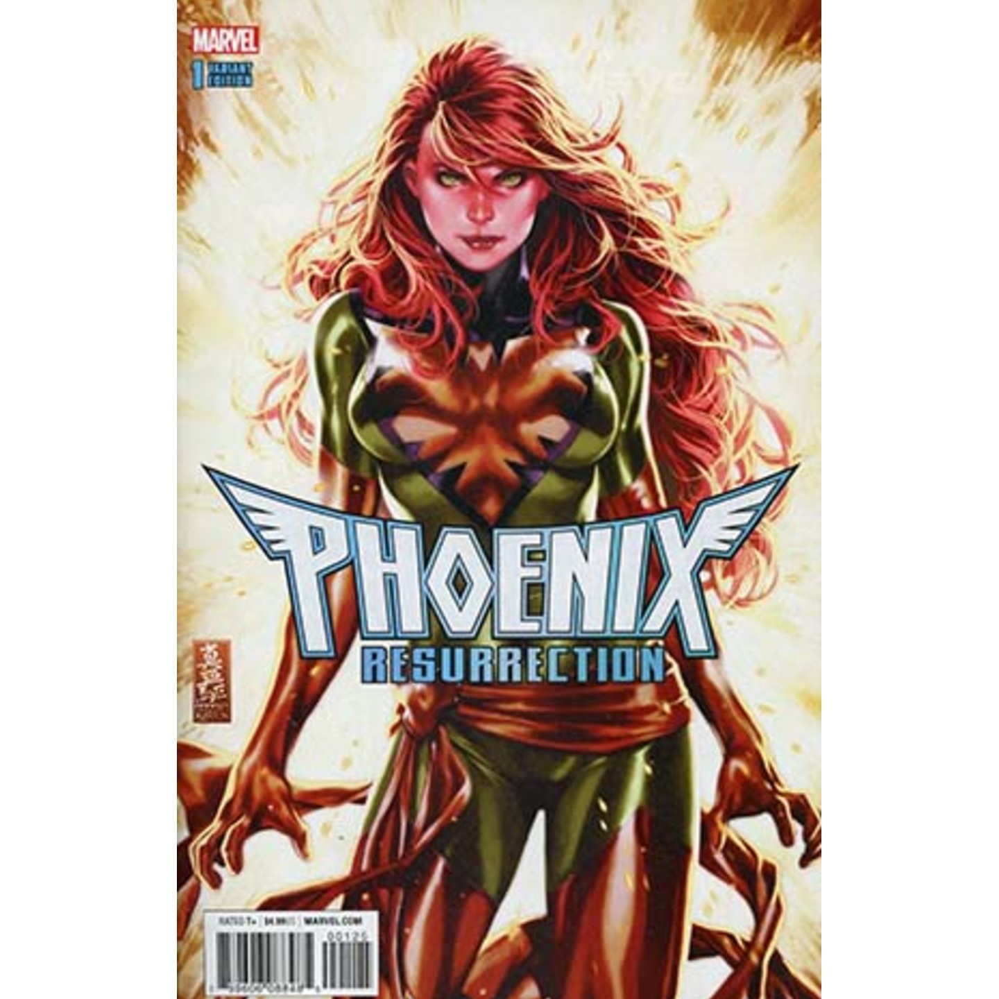 PHOENIX RESURRECTION #1 MARK BROOKS VARIANT GREEN