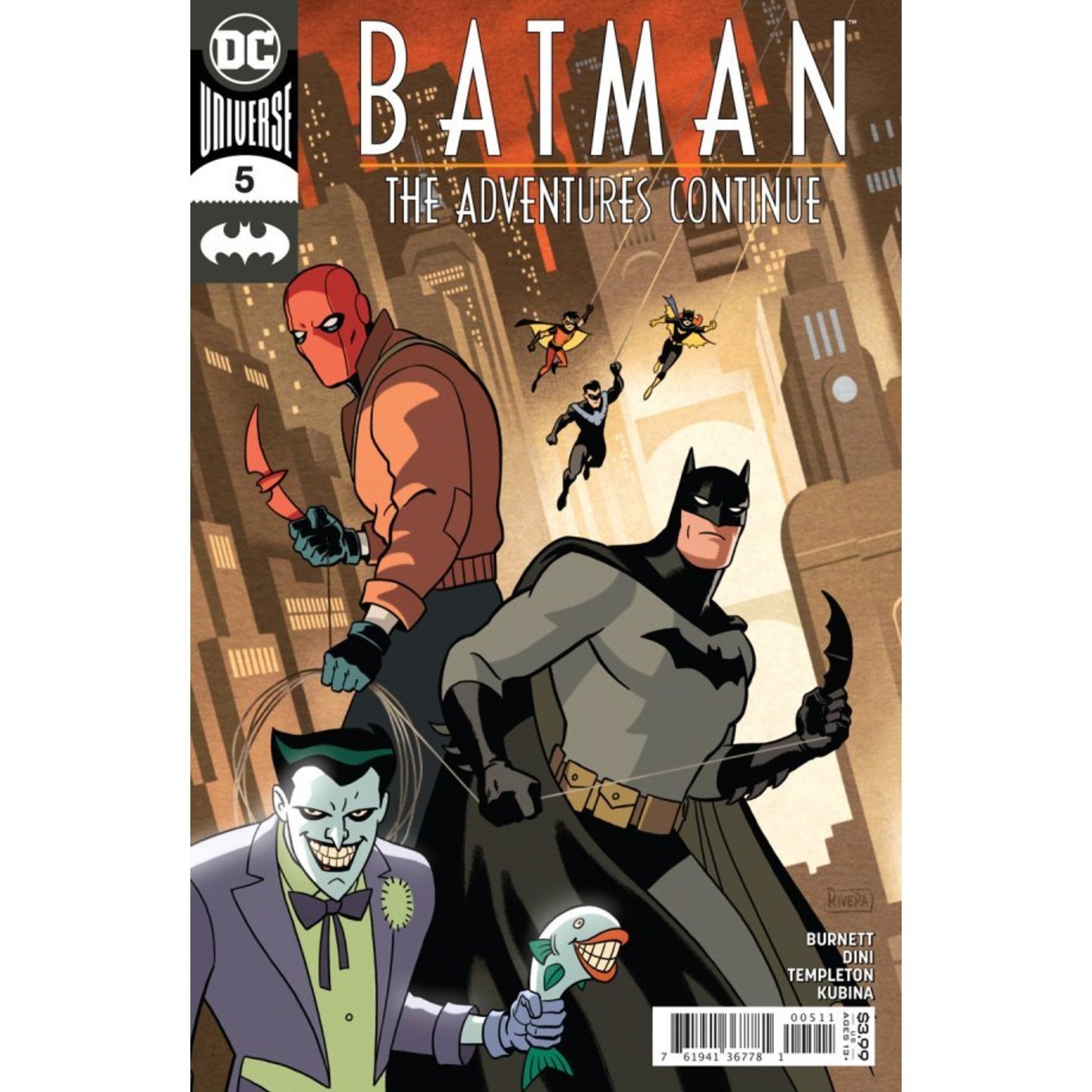 BATMAN THE ADVENTURES CONTINUE 5 OF 7 CVR A PAOLO RIVERA & JOE RIVERA