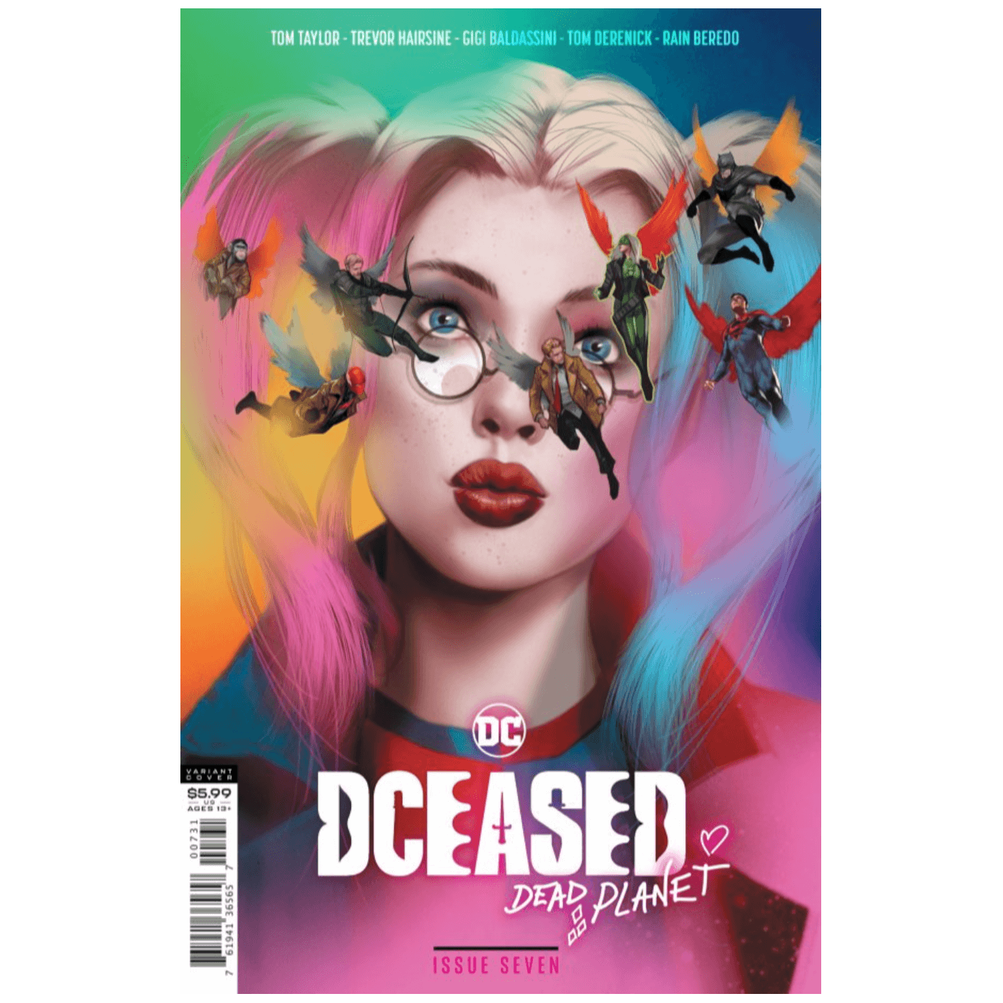 DCEASED DEAD PLANET #7 (OF 7) CVR C BEN OLIVER MOVIE HOMAGE CARD STOCK VAR