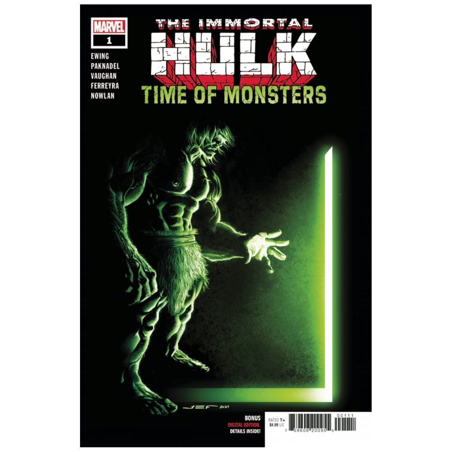 IMMORTAL HULK TIME OF MONSTERS #1